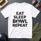 Eat Sleep Bowl Repeat T-Shirt