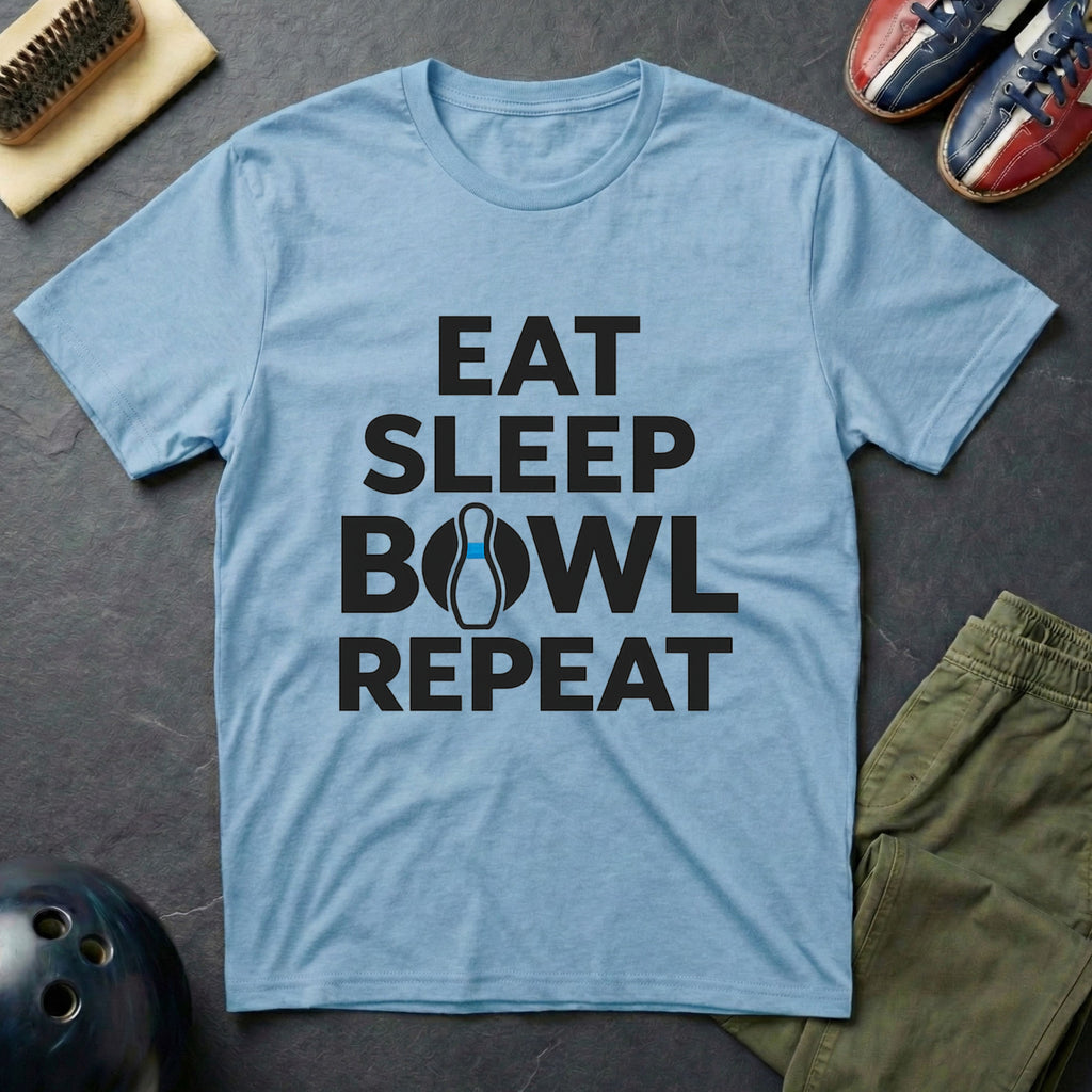 Eat Sleep Bowl Repeat T-Shirt