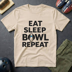 Eat Sleep Bowl Repeat T-Shirt