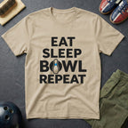 Eat Sleep Bowl Repeat T-Shirt