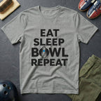 Eat Sleep Bowl Repeat T-Shirt