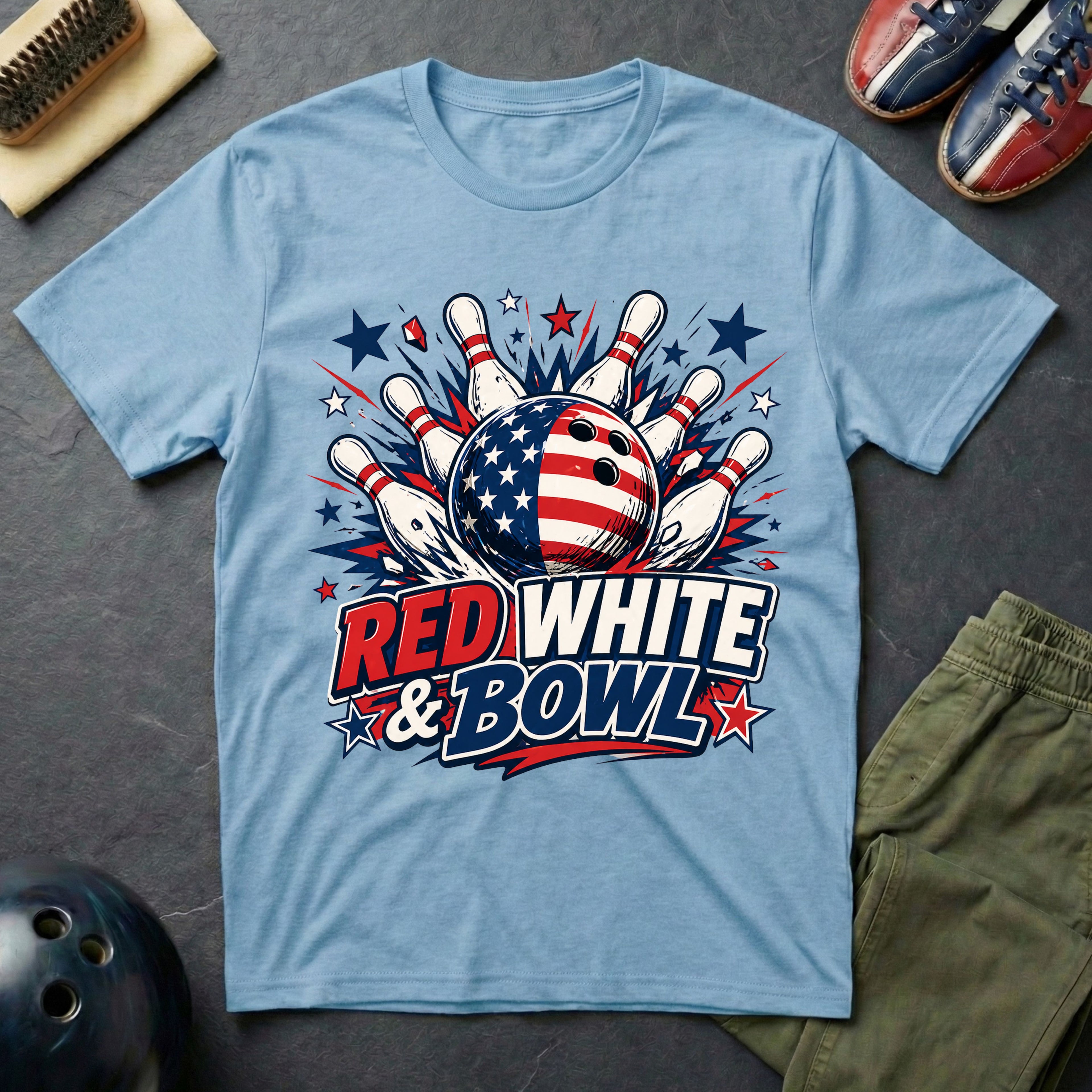 Red White & Bowl T-Shirt
