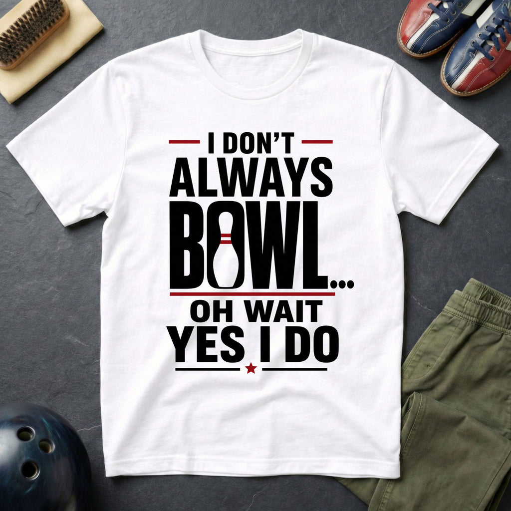 I Don't Always Bowl Oh Wait Yes I Do T-Shirt