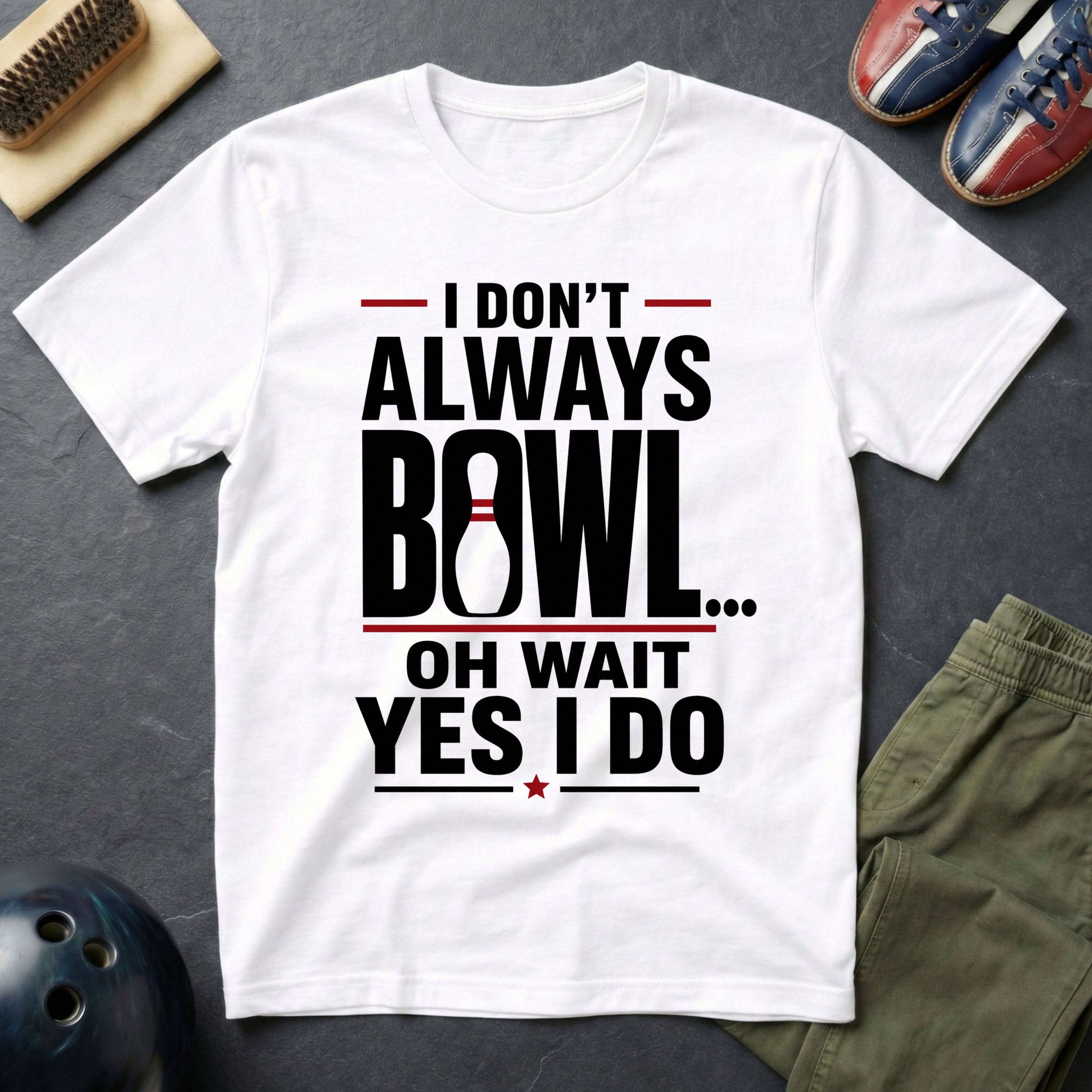 I Don't Always Bowl Oh Wait Yes I Do T-Shirt