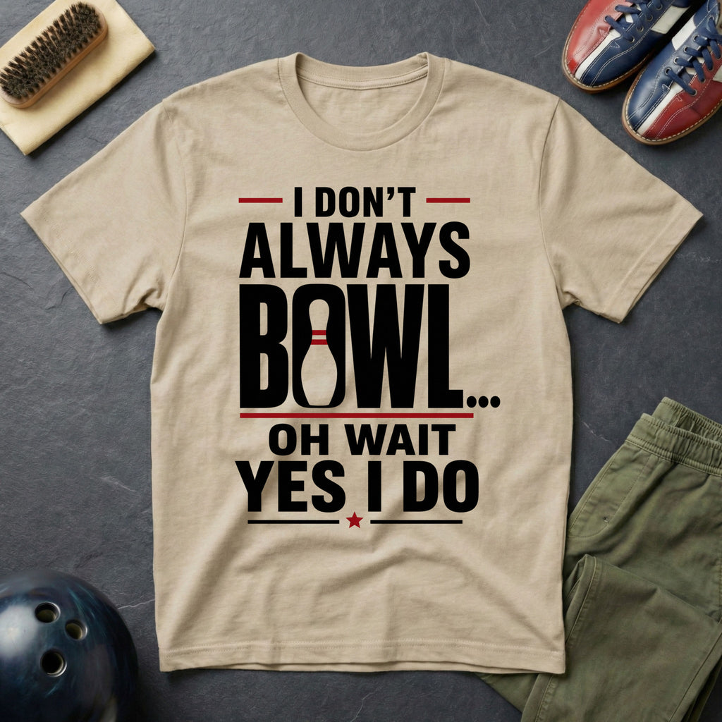 I Don't Always Bowl Oh Wait Yes I Do T-Shirt