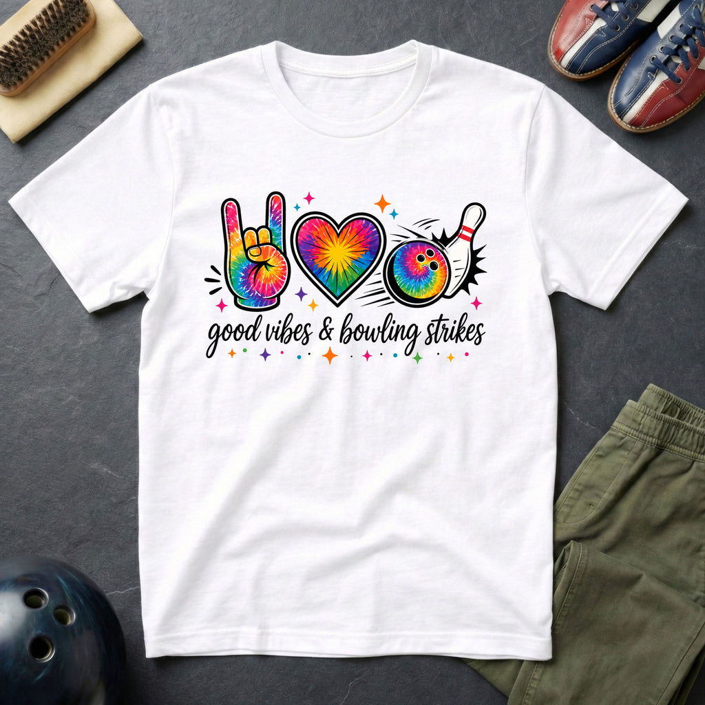 Good Vibes & Bowling Strikes T-Shirt
