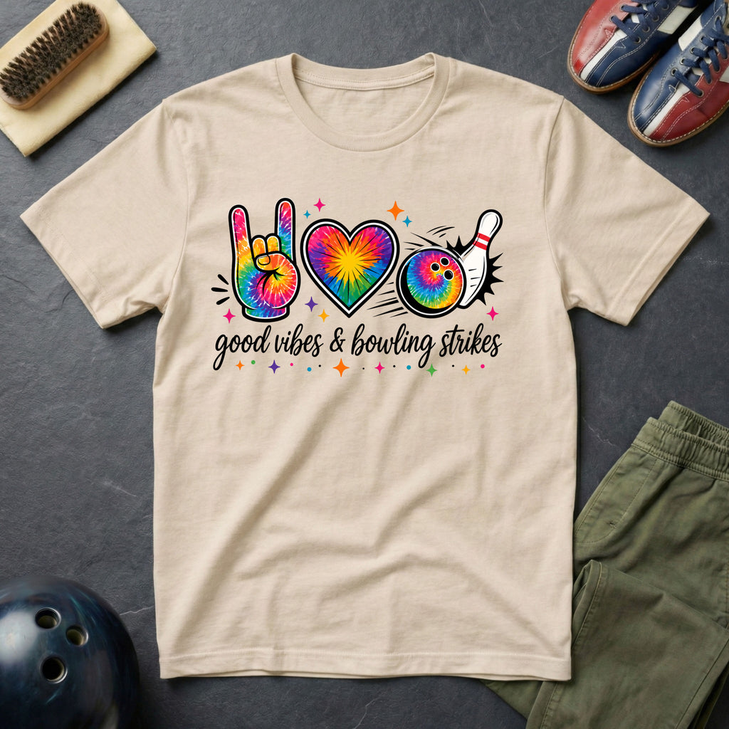 Good Vibes & Bowling Strikes T-Shirt