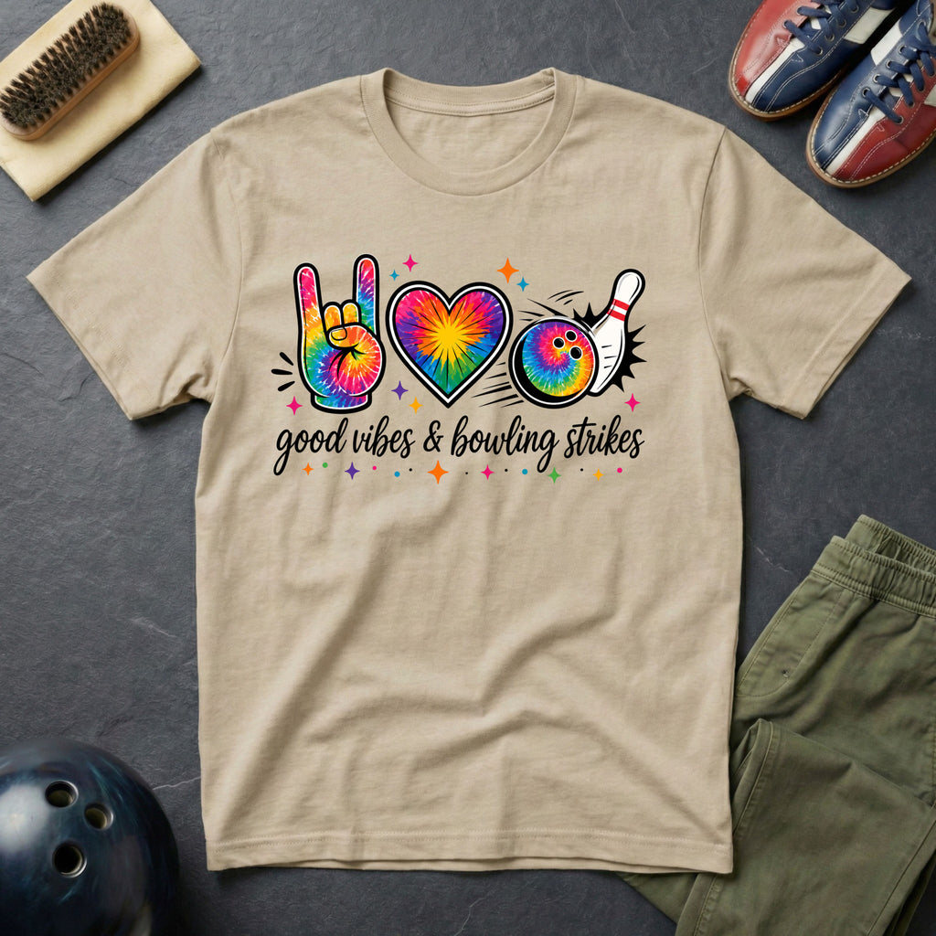 Good Vibes & Bowling Strikes T-Shirt