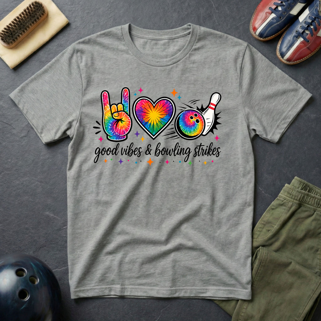 Good Vibes & Bowling Strikes T-Shirt
