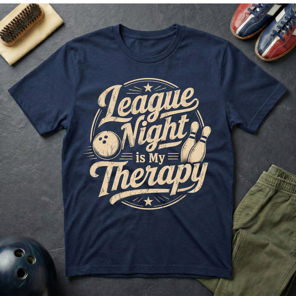 League Night Is My Therapy T-Shirt