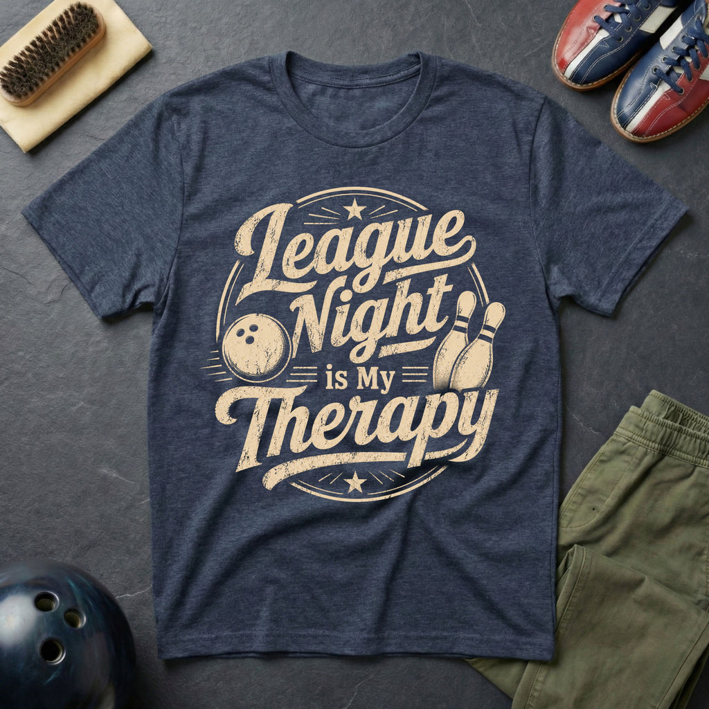 League Night Is My Therapy T-Shirt