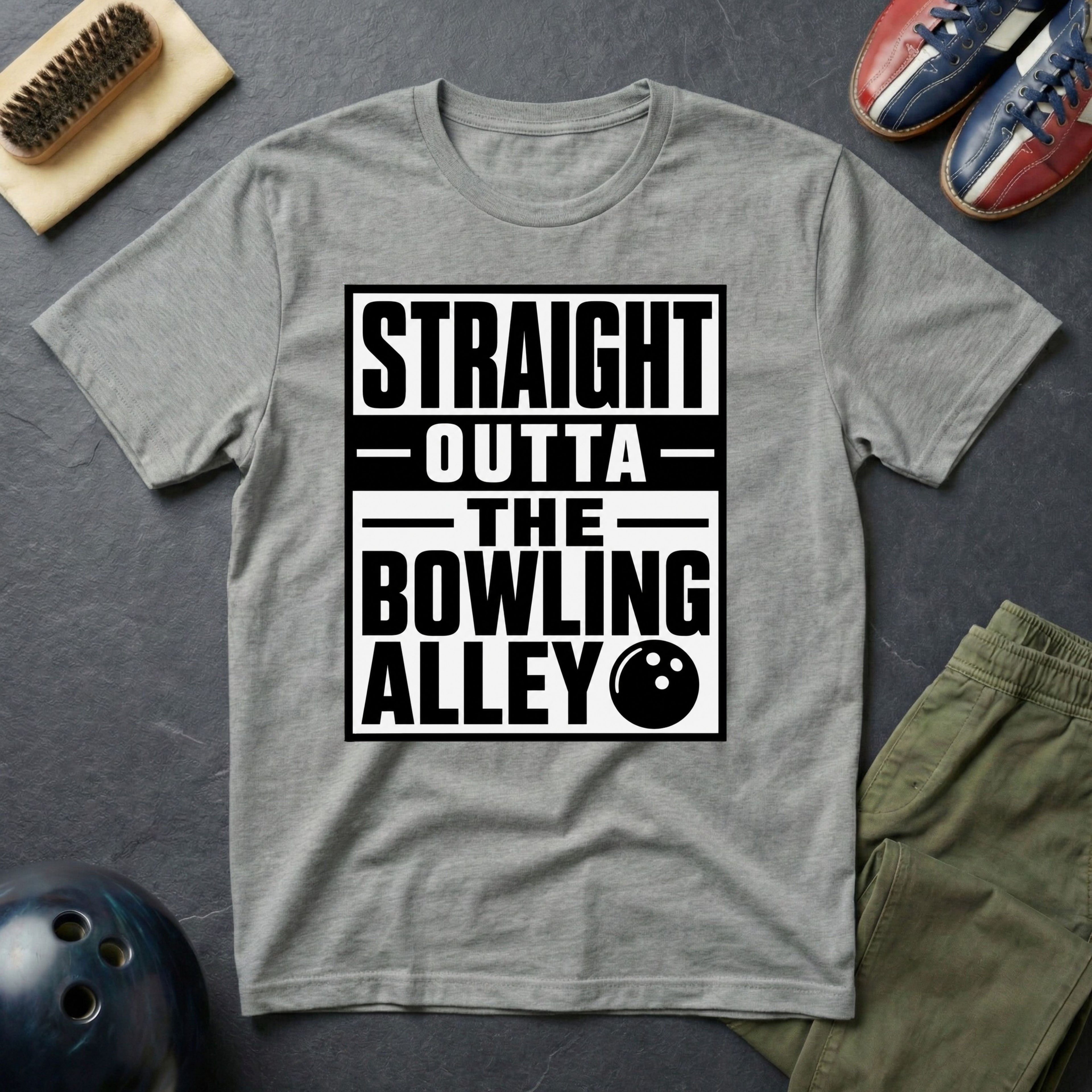 Straight Outta The Bowling Alley T-Shirt