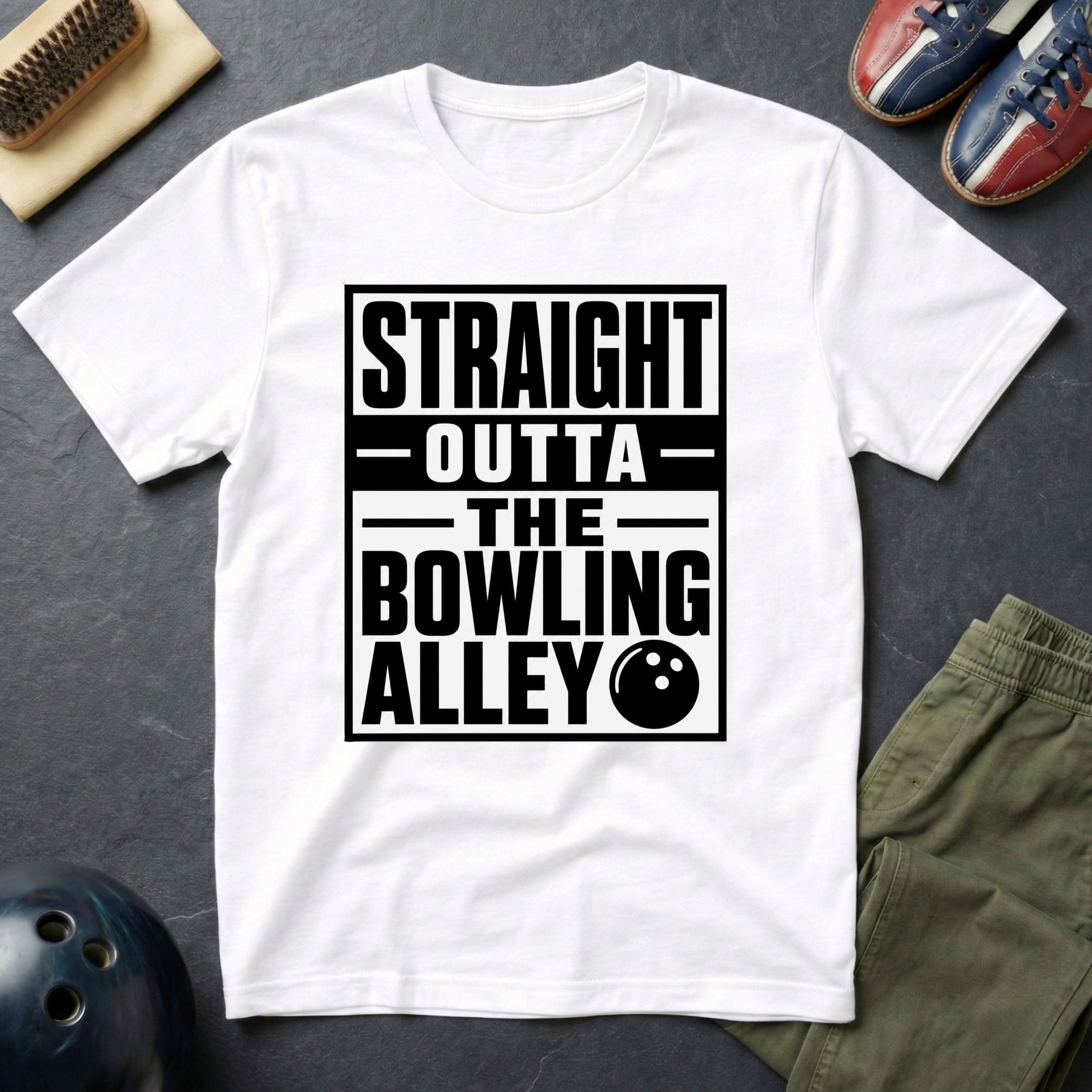 Straight Outta The Bowling Alley T-Shirt