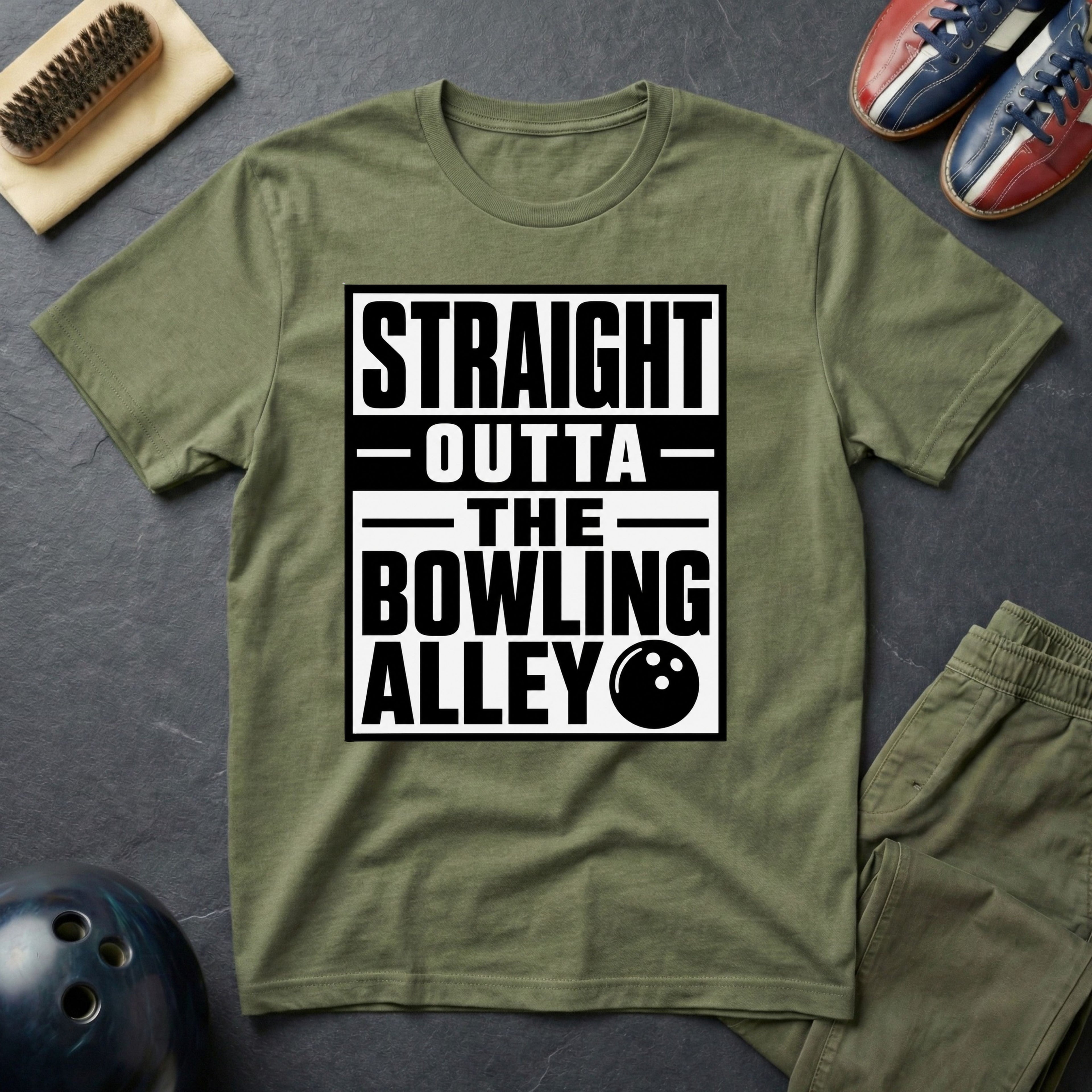 Straight Outta The Bowling Alley T-Shirt