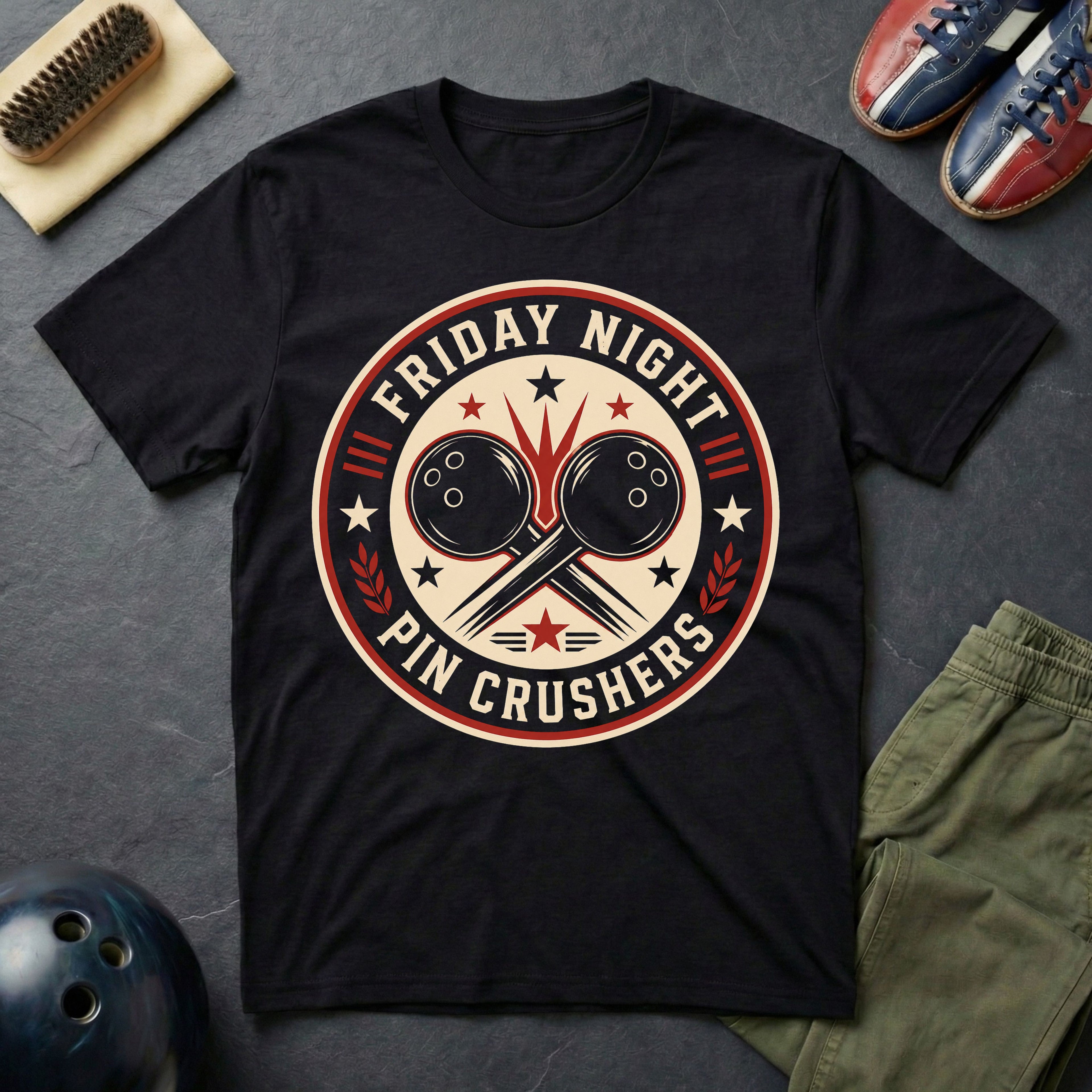 Friday Night Pin Crushers T-Shirt