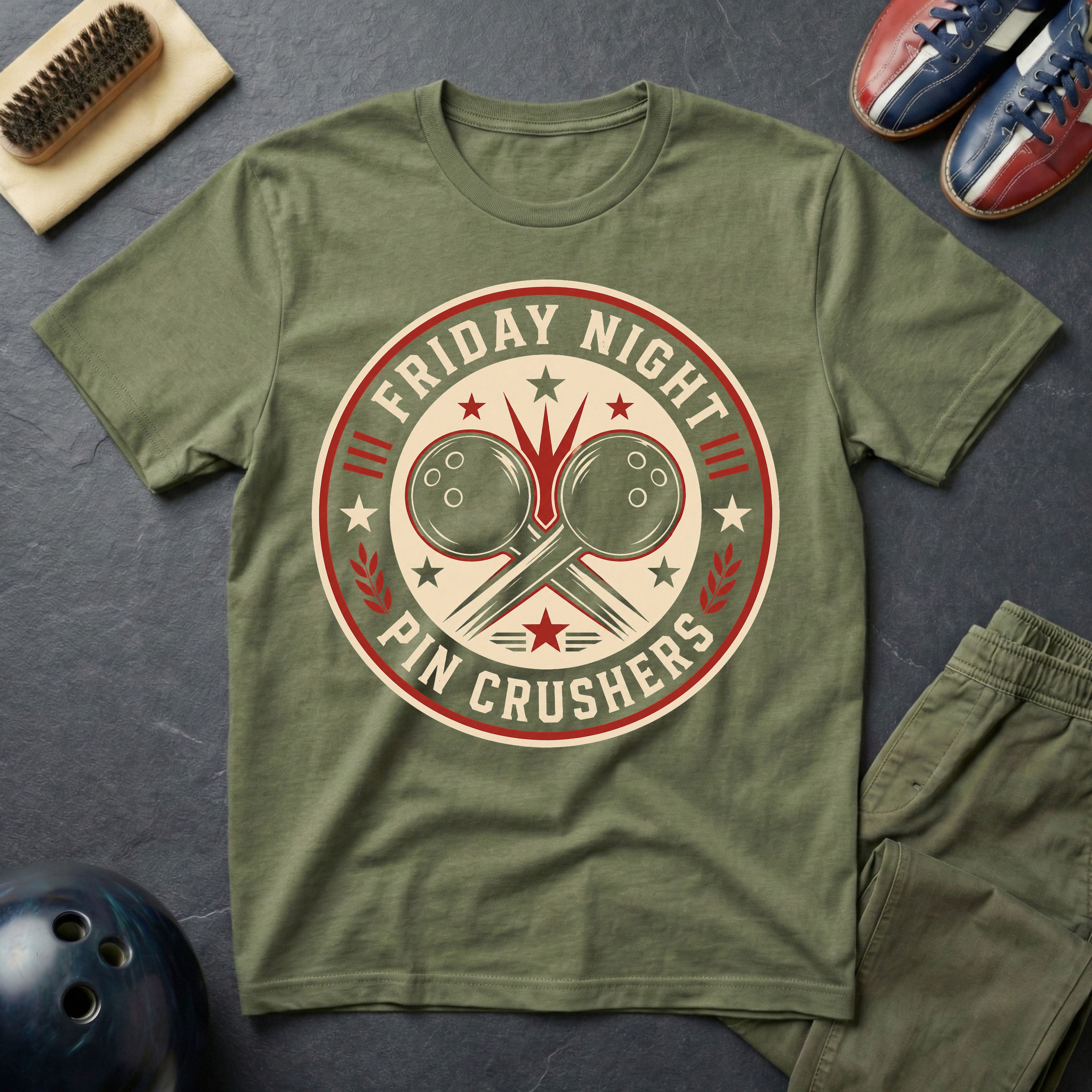 Friday Night Pin Crushers T-Shirt