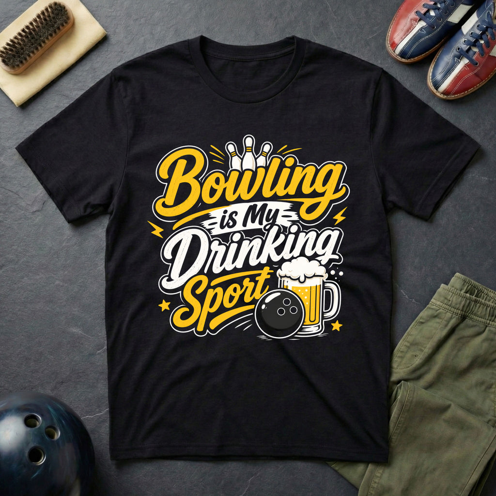 Bowling Is My Drinking Sports T-Shirt