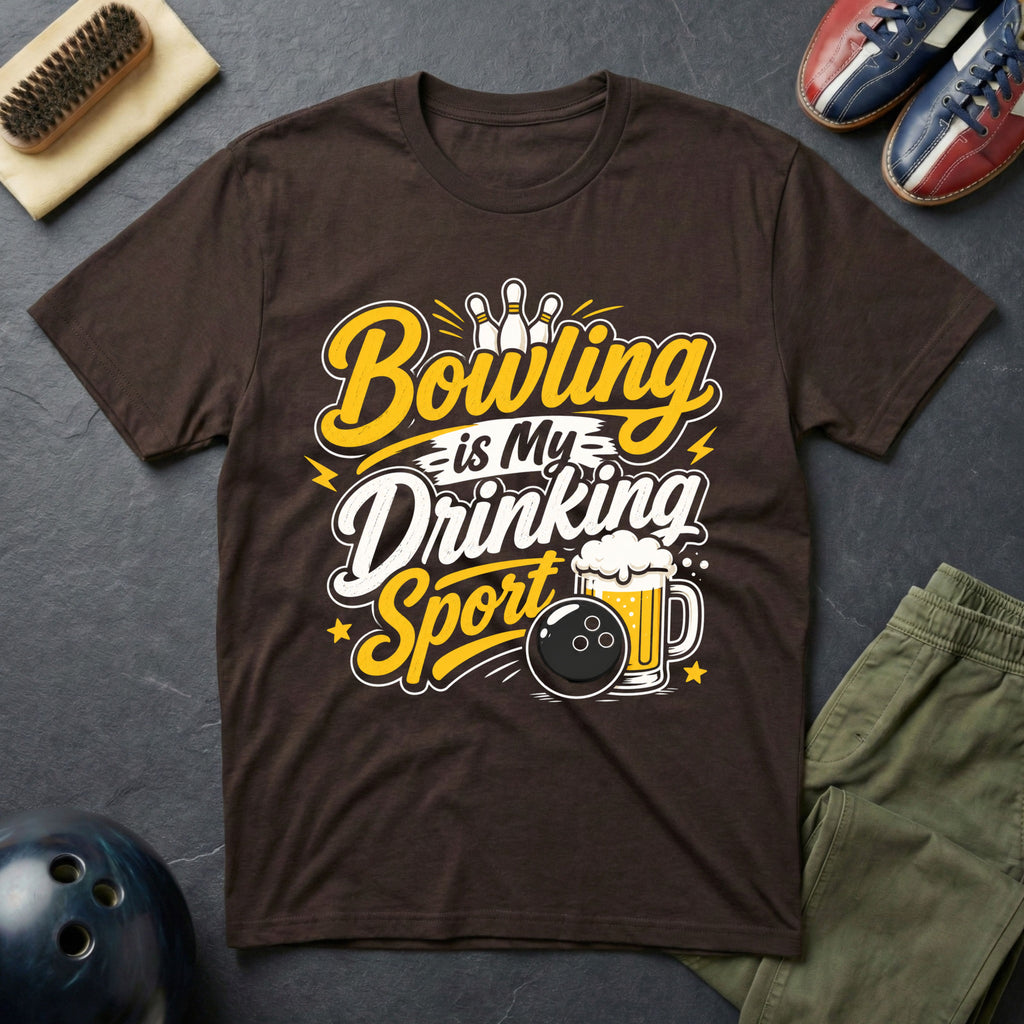 Bowling Is My Drinking Sports T-Shirt