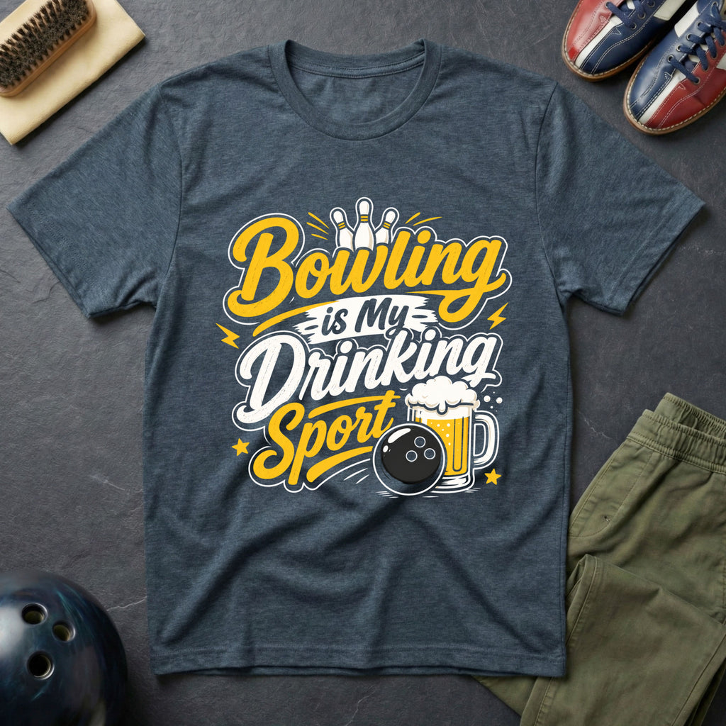 Bowling Is My Drinking Sports T-Shirt