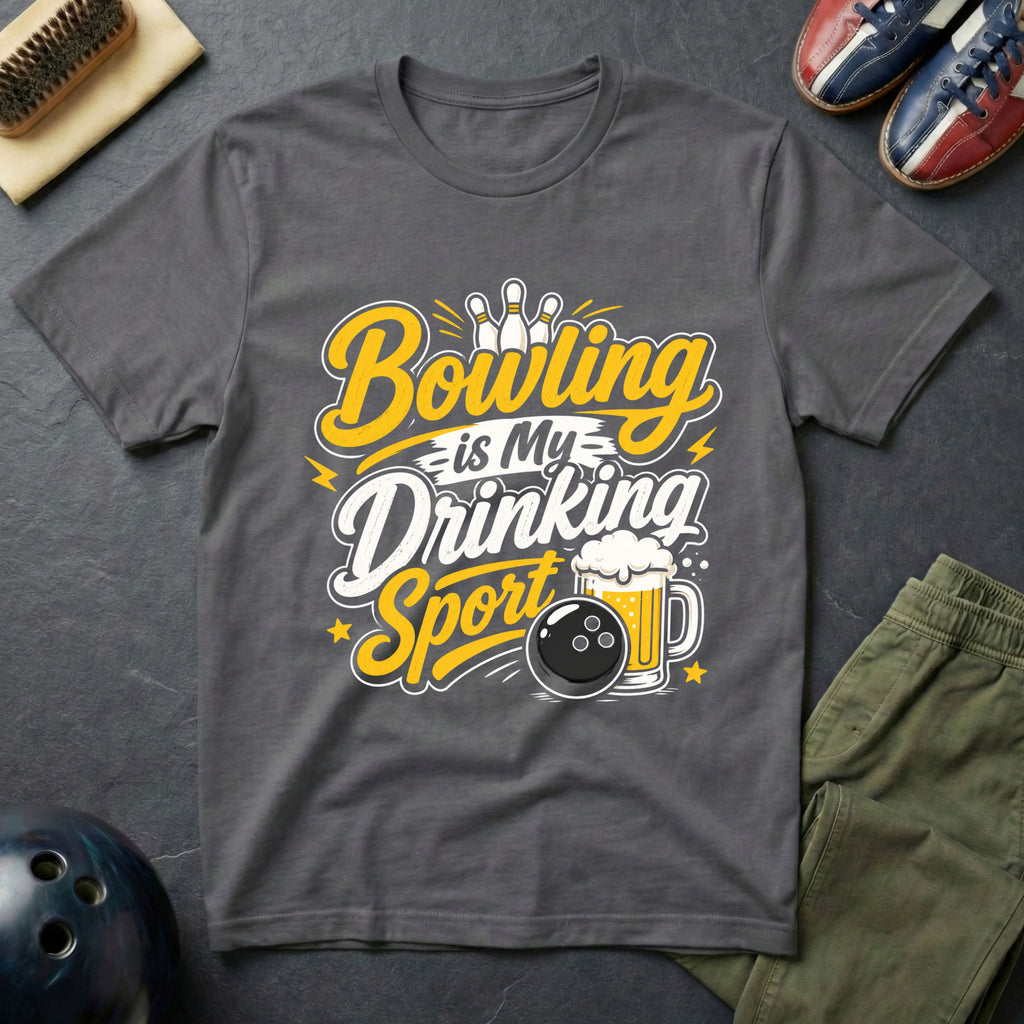 Bowling Is My Drinking Sports T-Shirt