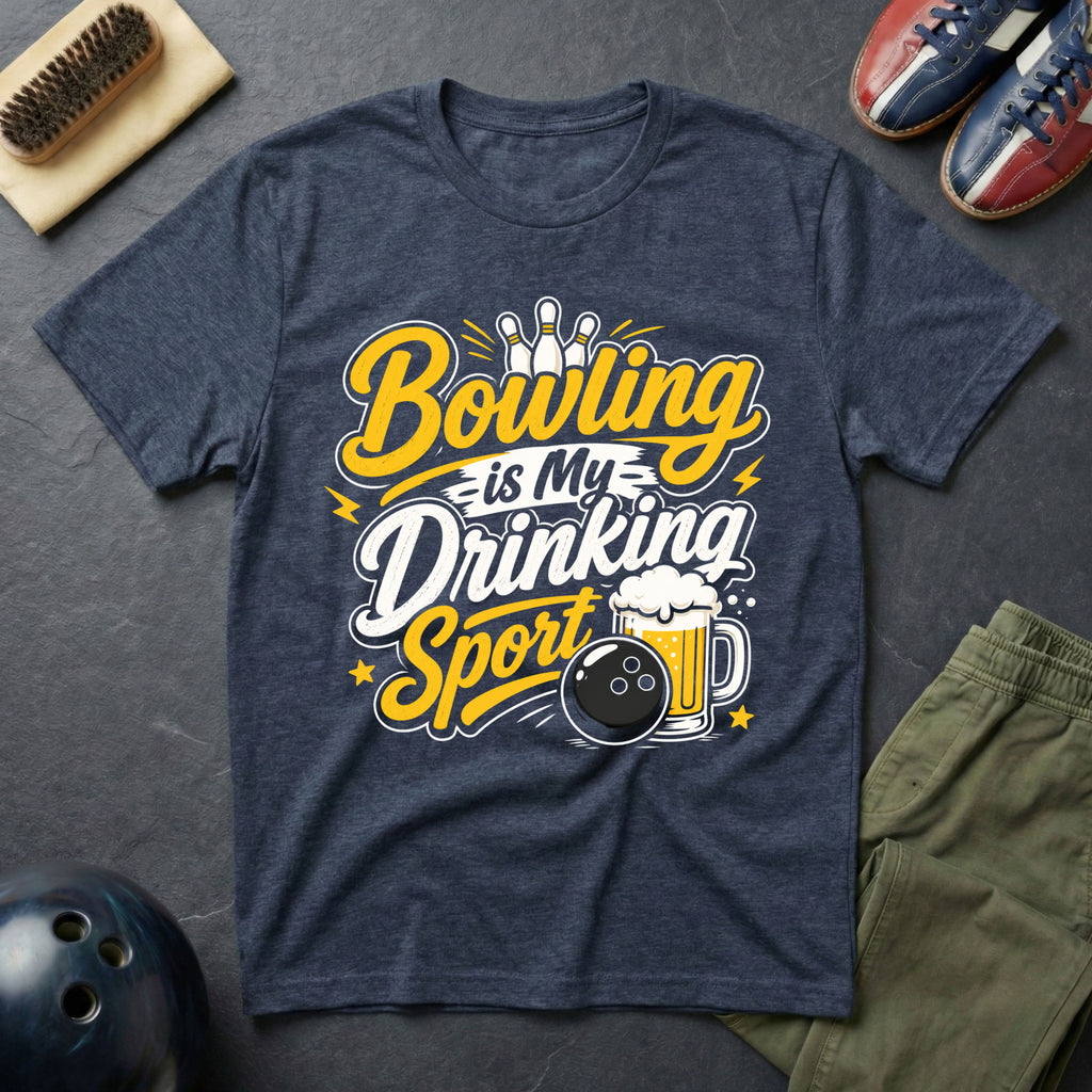 Bowling Is My Drinking Sports T-Shirt