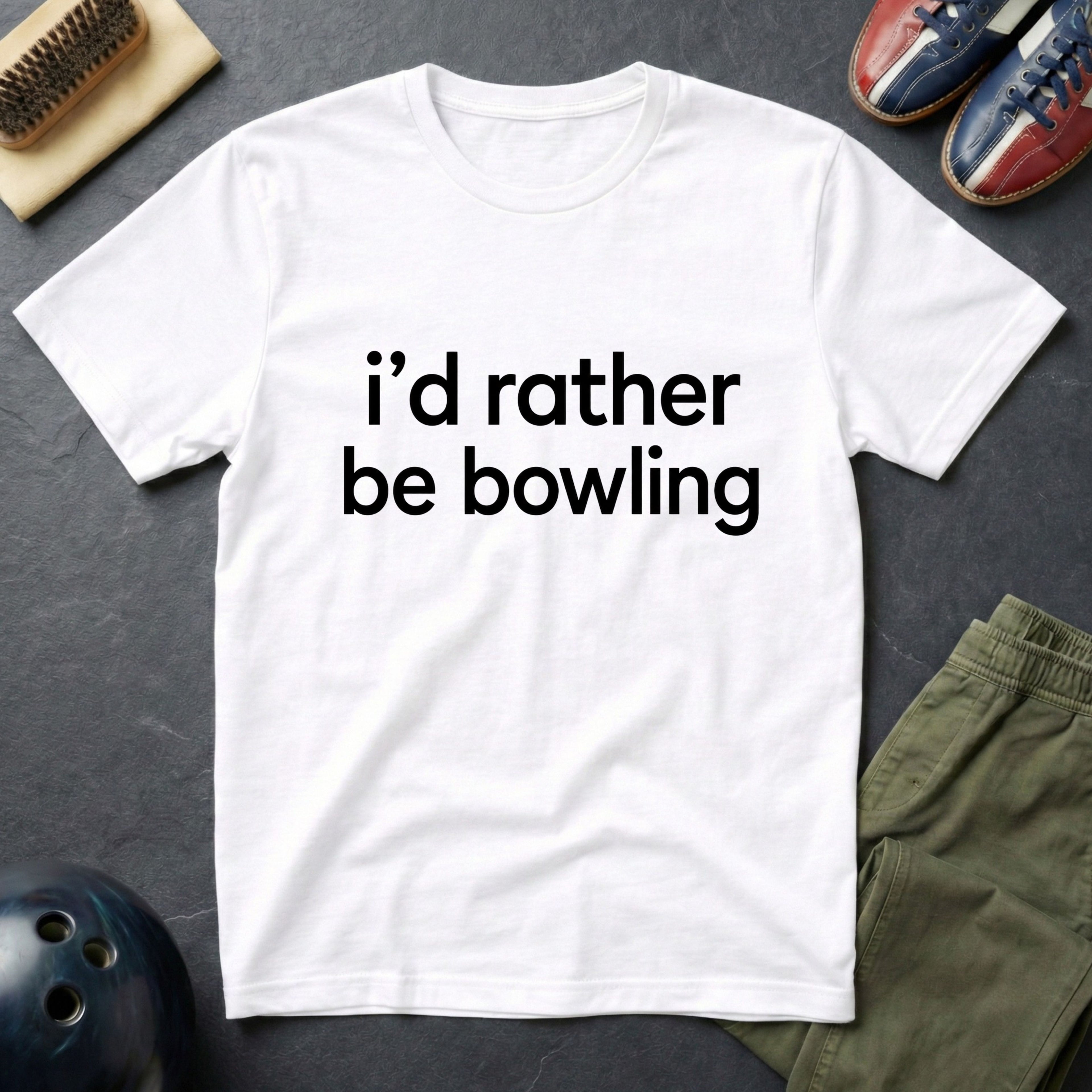 I'd Rather Be Bowling T-Shirt