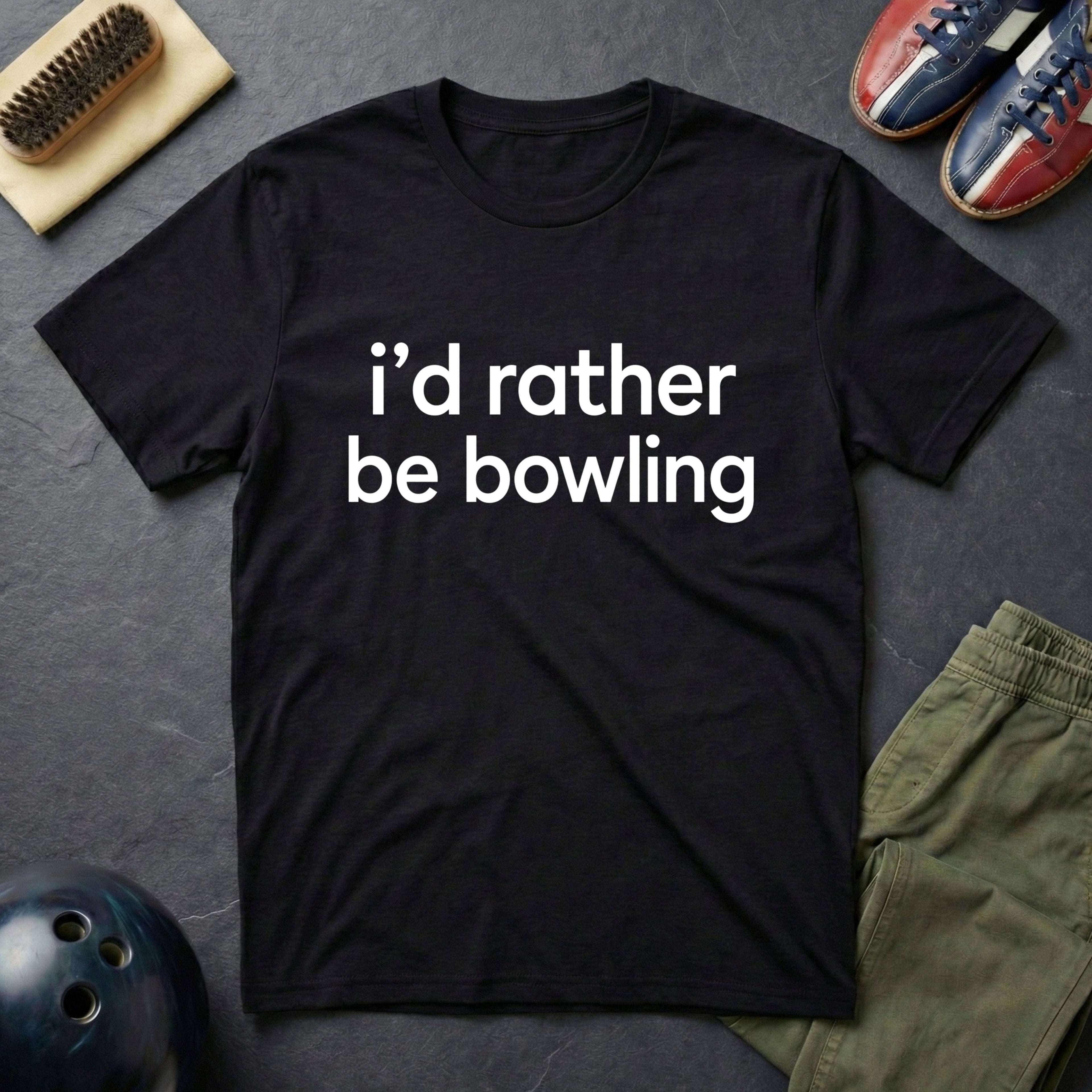 I'd Rather Be Bowling T-Shirt