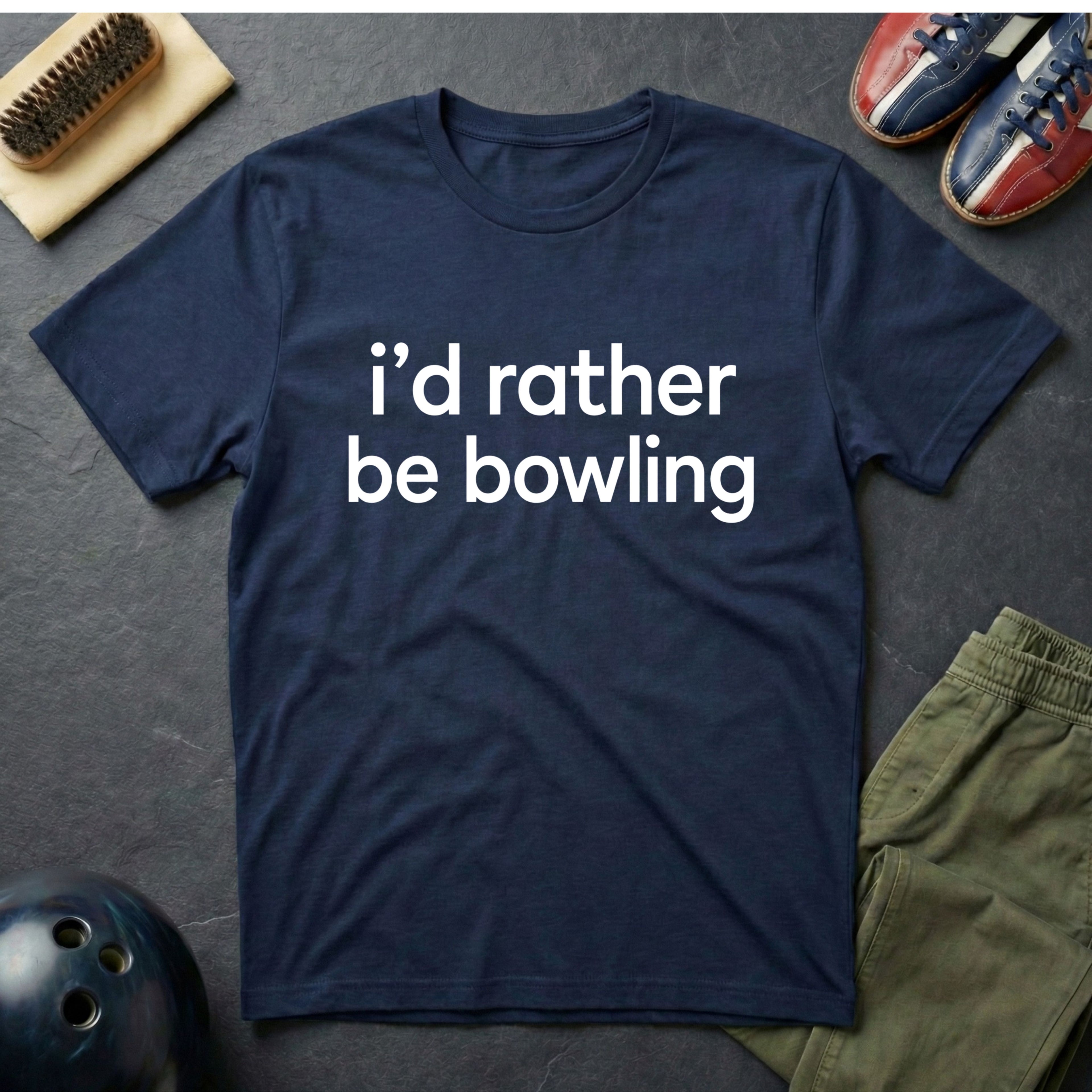 I'd Rather Be Bowling T-Shirt