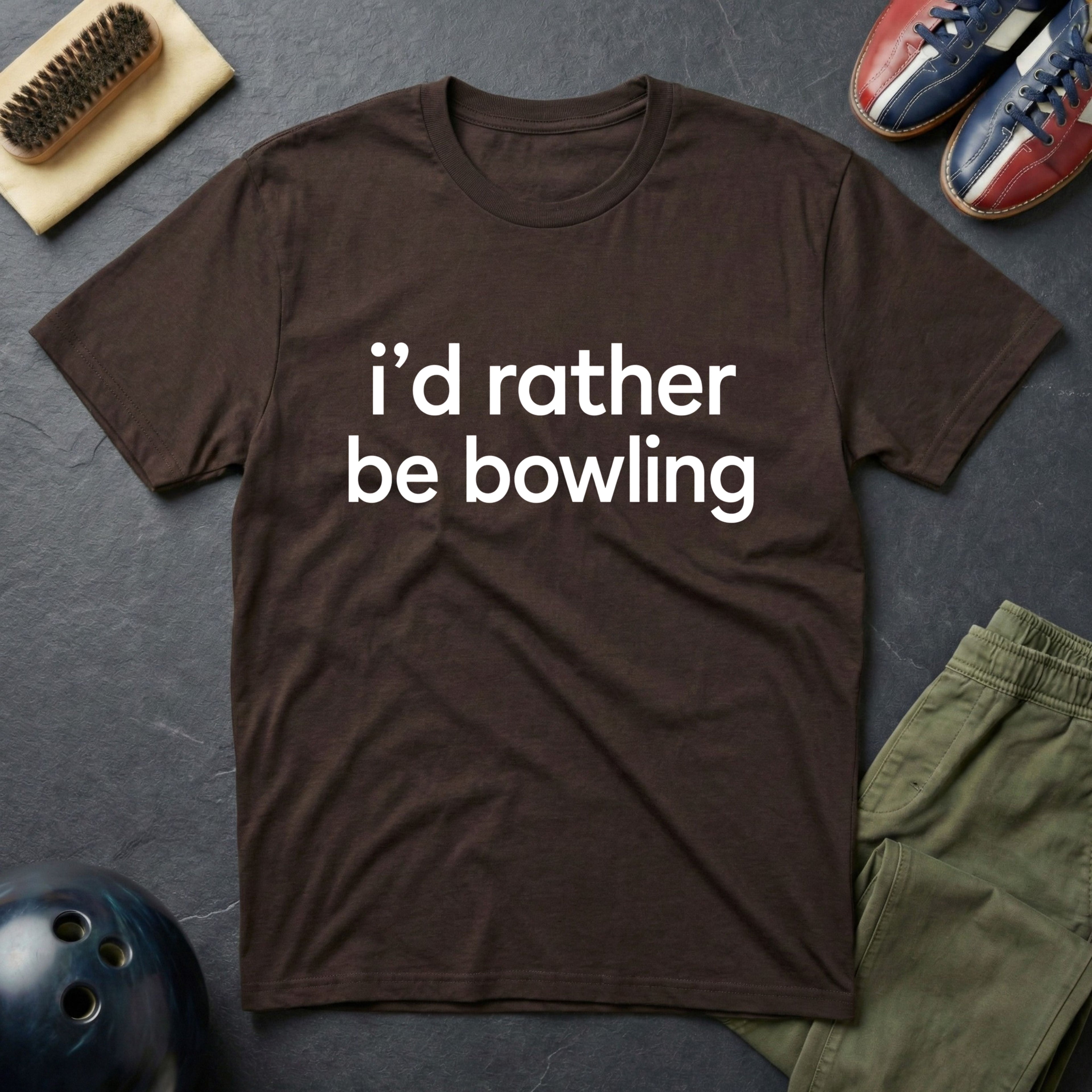 I'd Rather Be Bowling T-Shirt