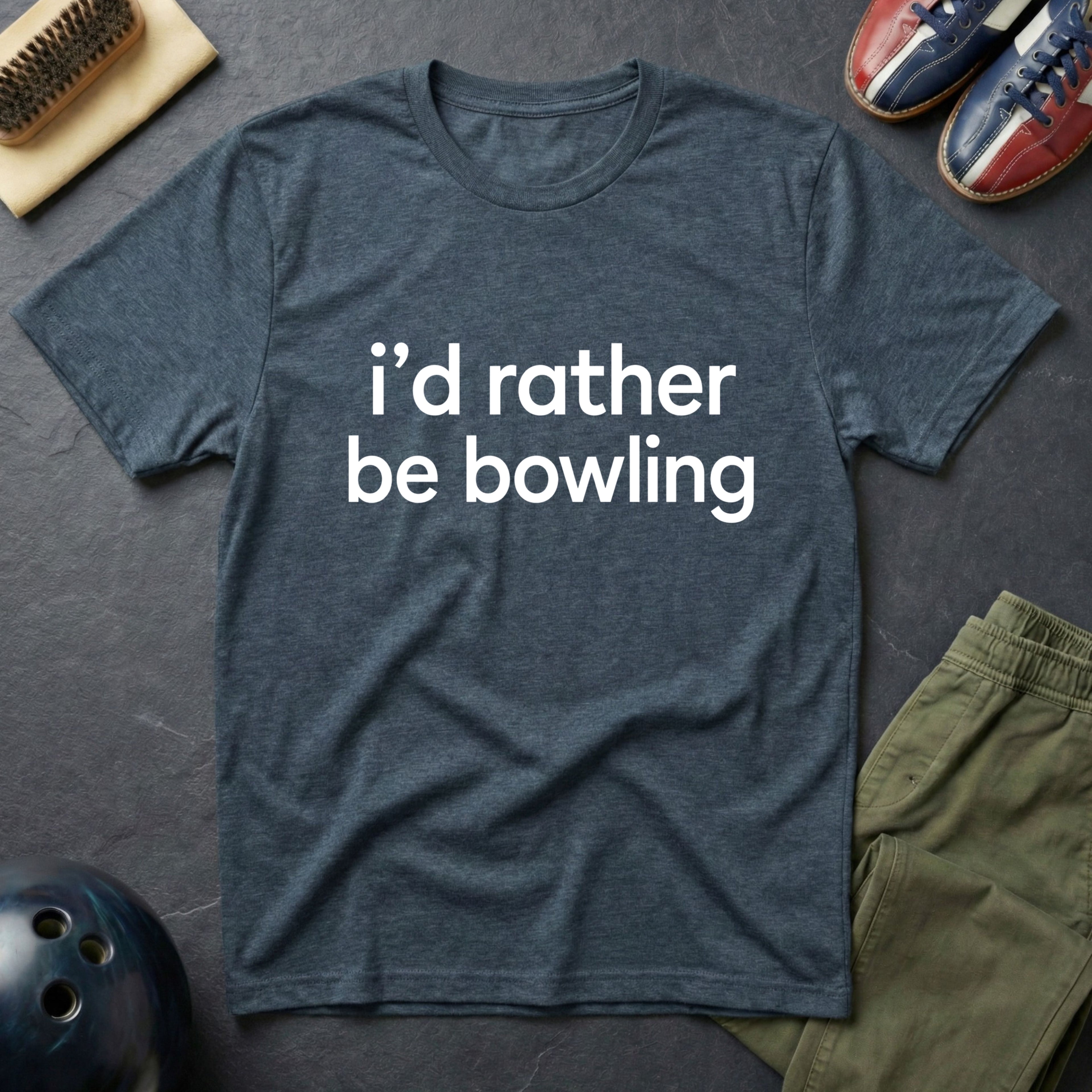 I'd Rather Be Bowling T-Shirt