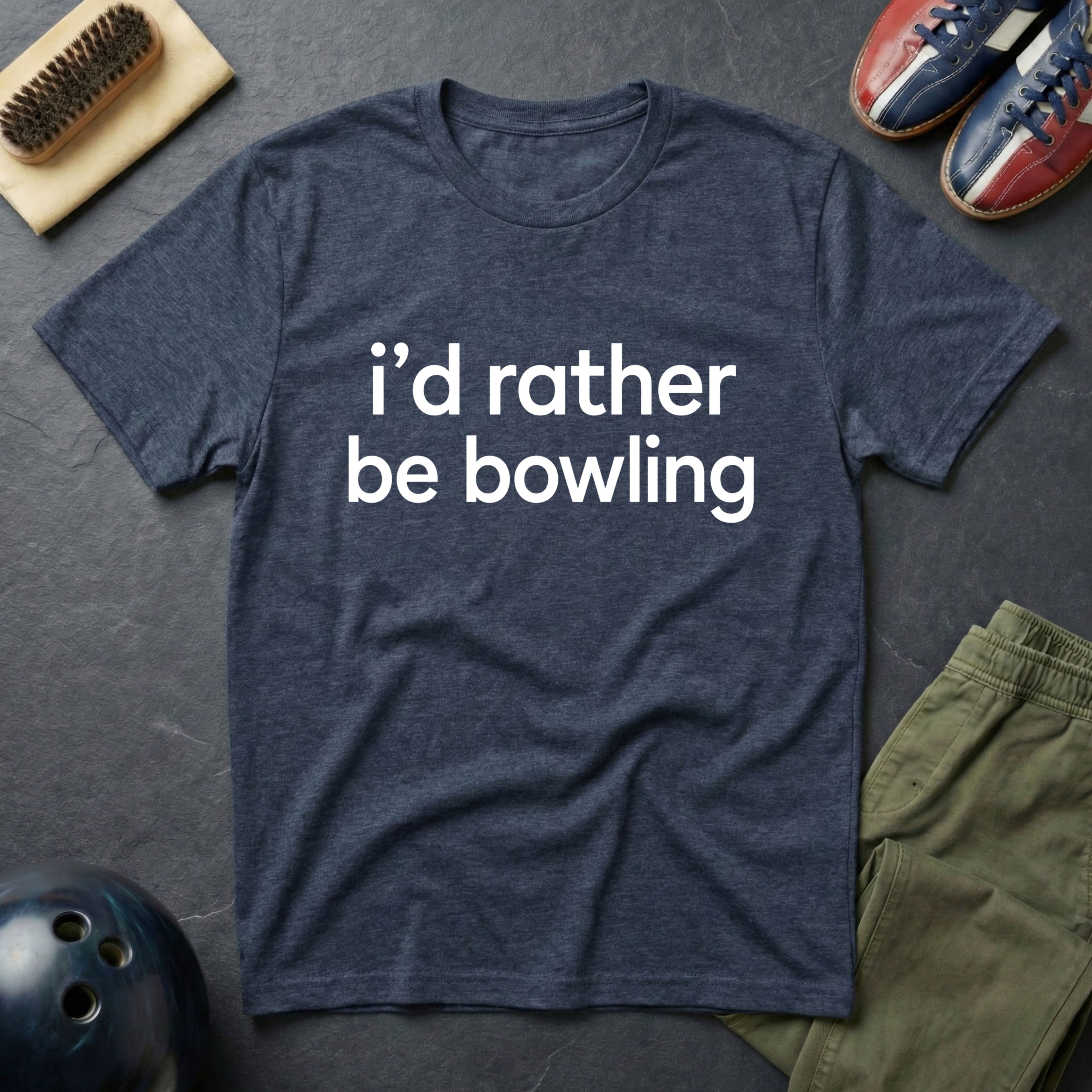 I'd Rather Be Bowling T-Shirt