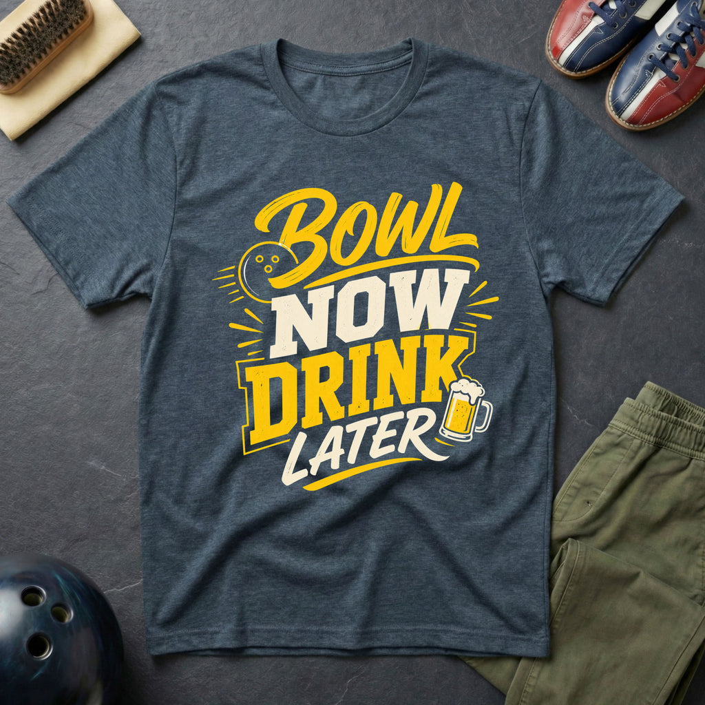 Bowl Now Drink Later T-Shirt
