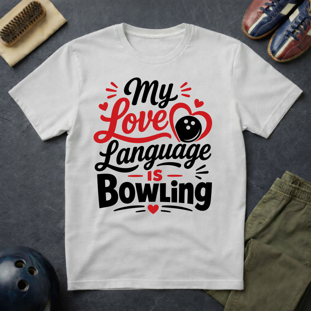 My Love Language Is Bowling T-Shirt