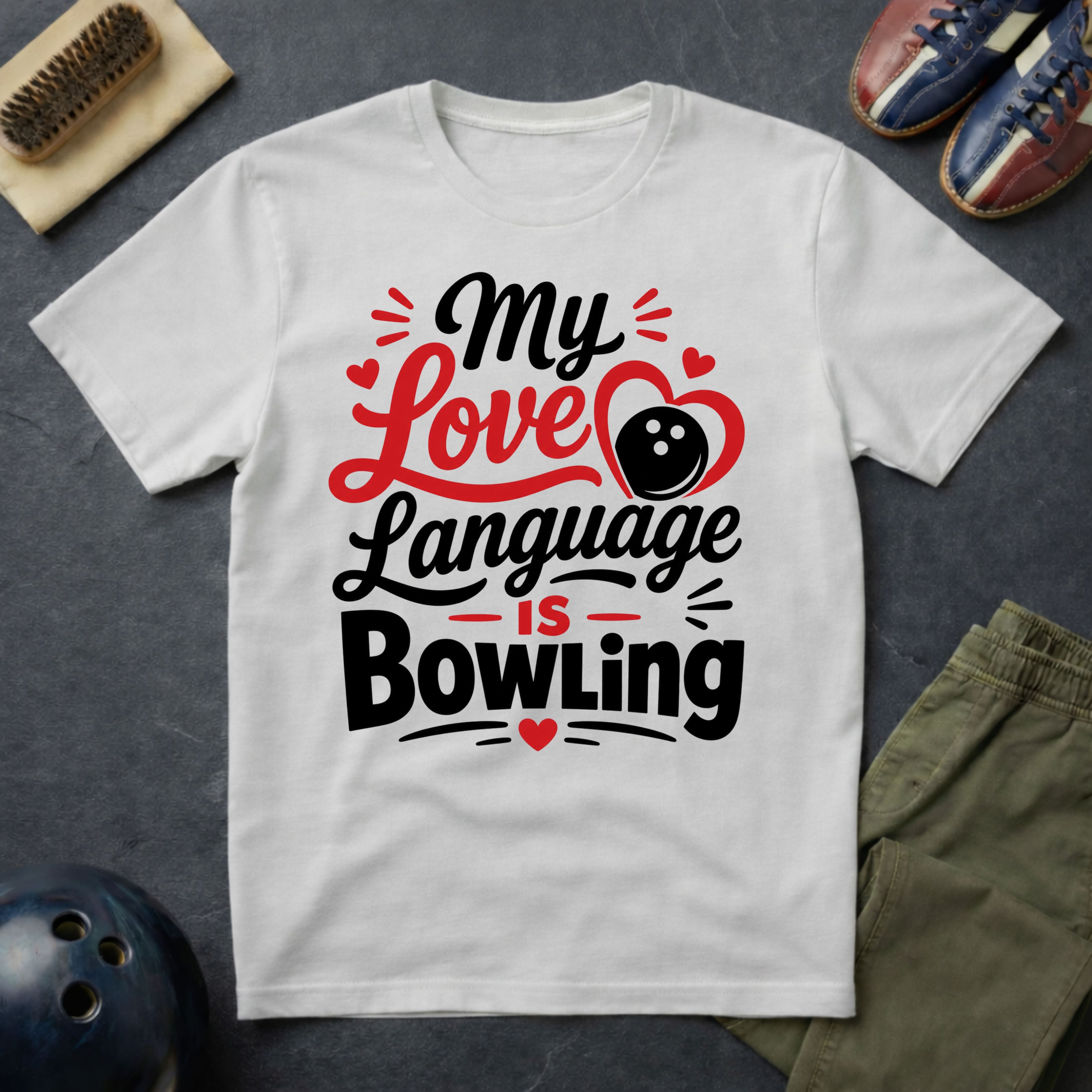 My Love Language Is Bowling T-Shirt