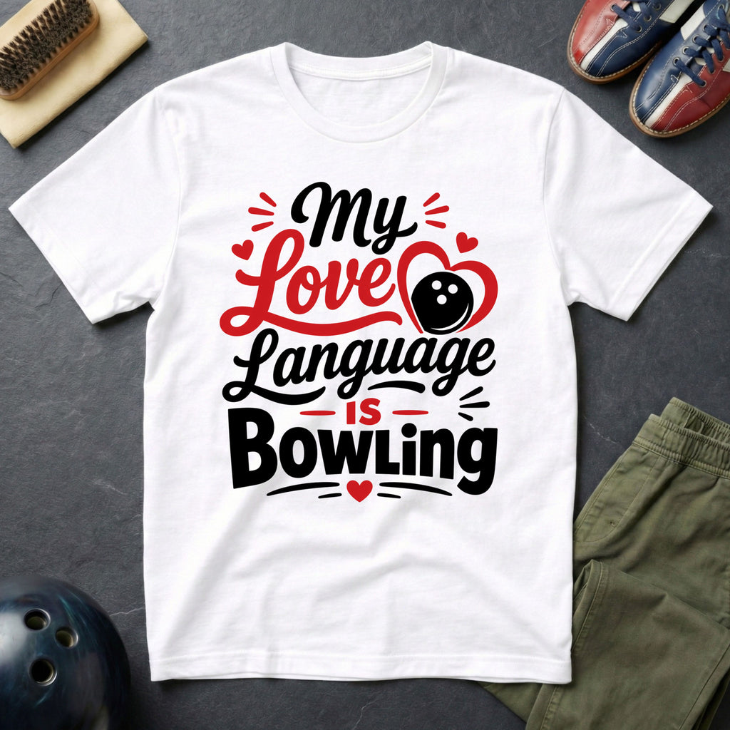 My Love Language Is Bowling T-Shirt