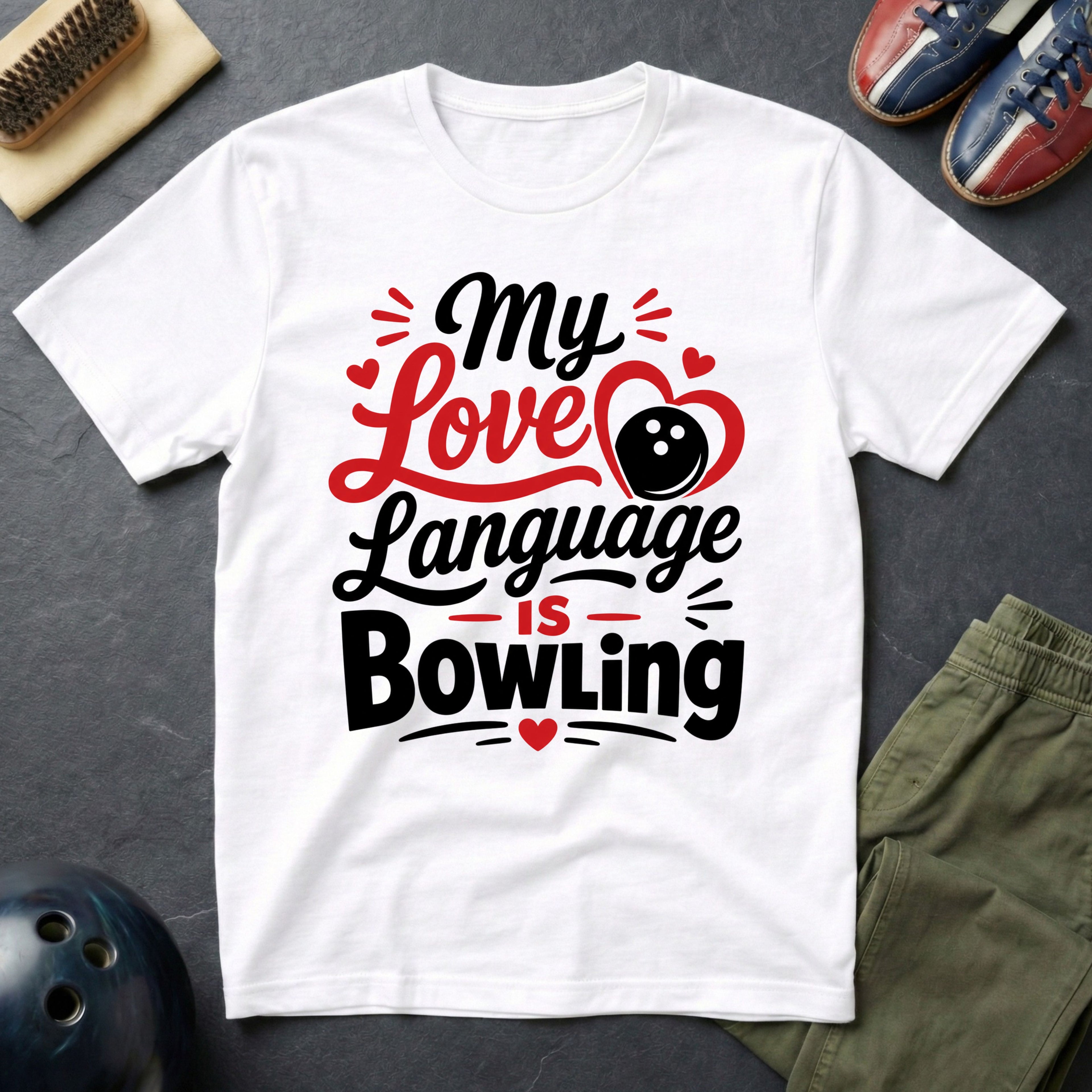 My Love Language Is Bowling T-Shirt