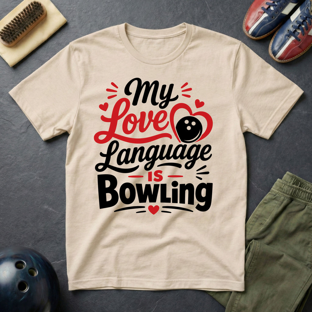 My Love Language Is Bowling T-Shirt