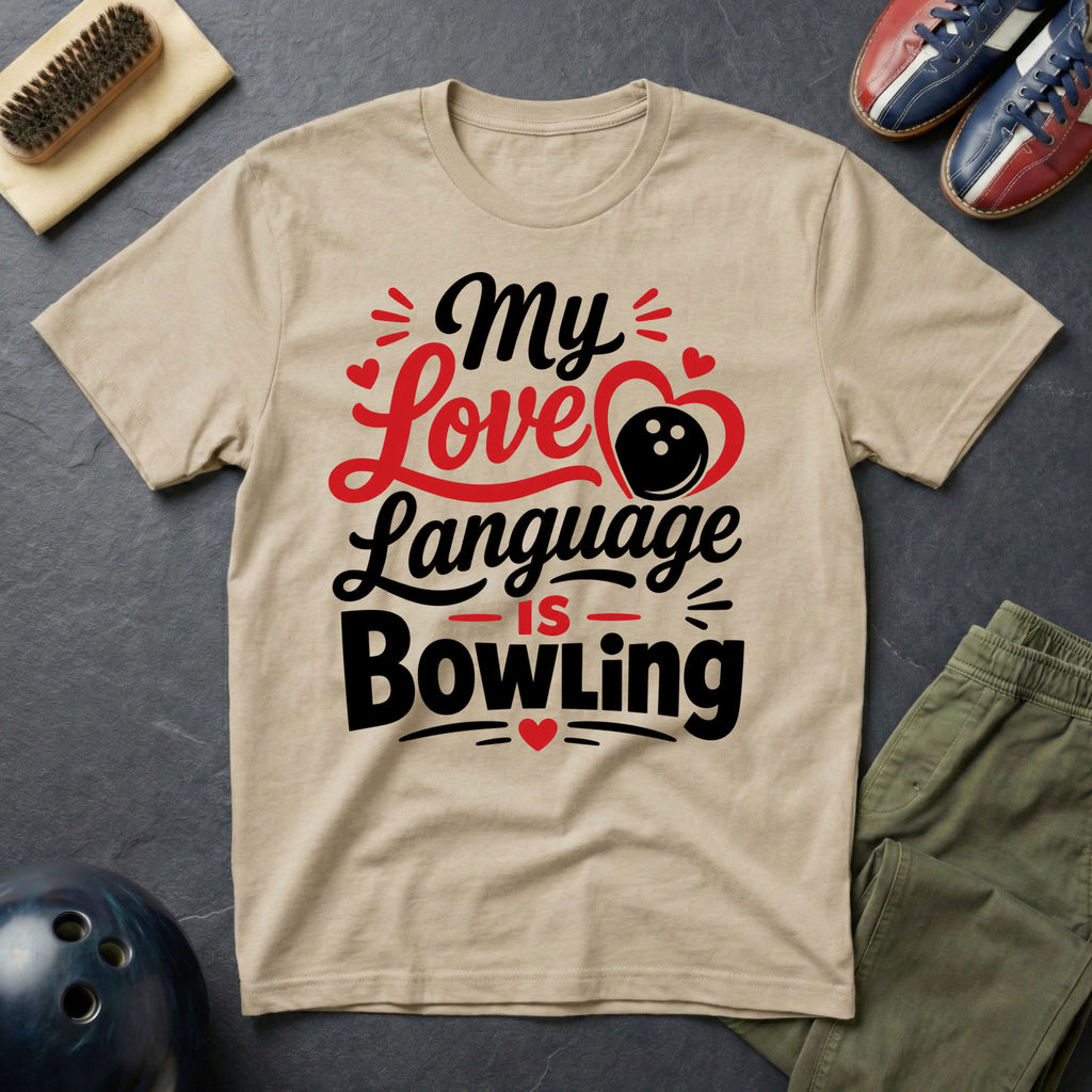 My Love Language Is Bowling T-Shirt