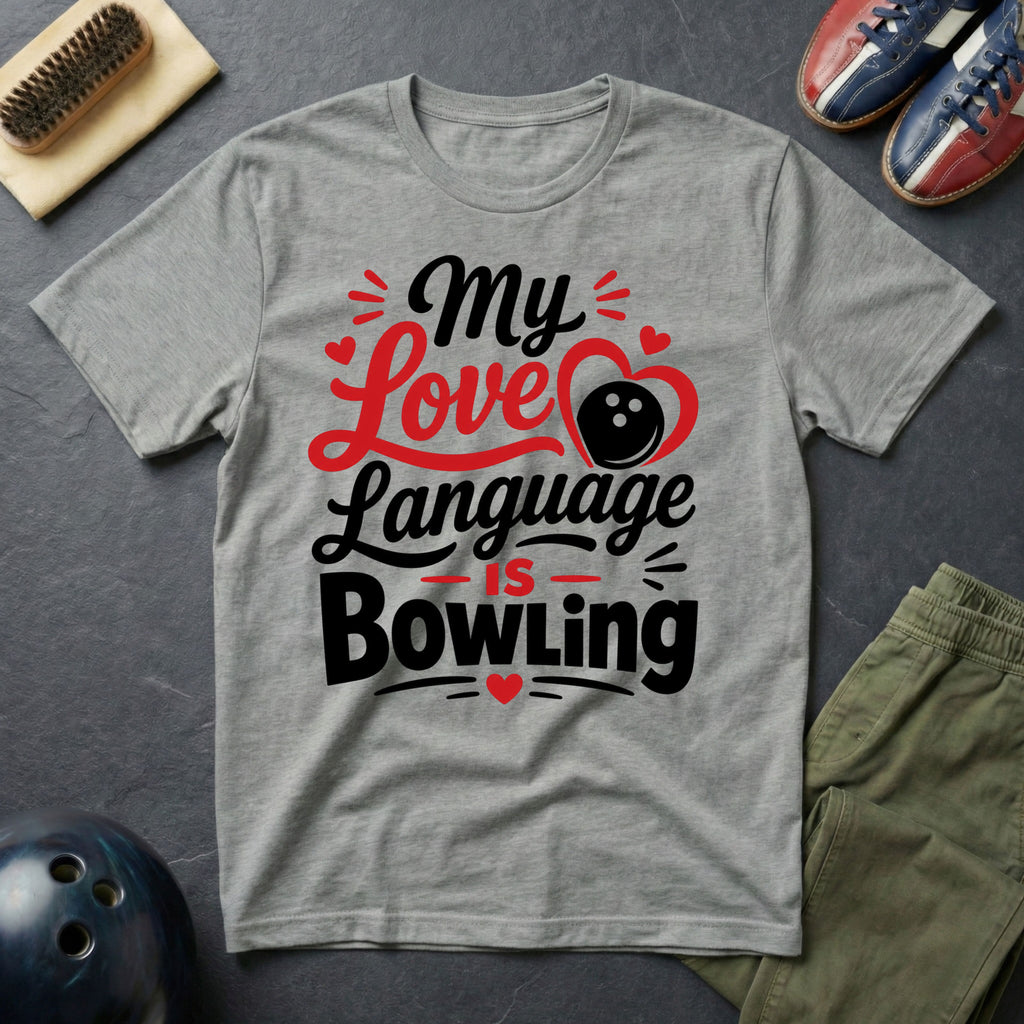 My Love Language Is Bowling T-Shirt