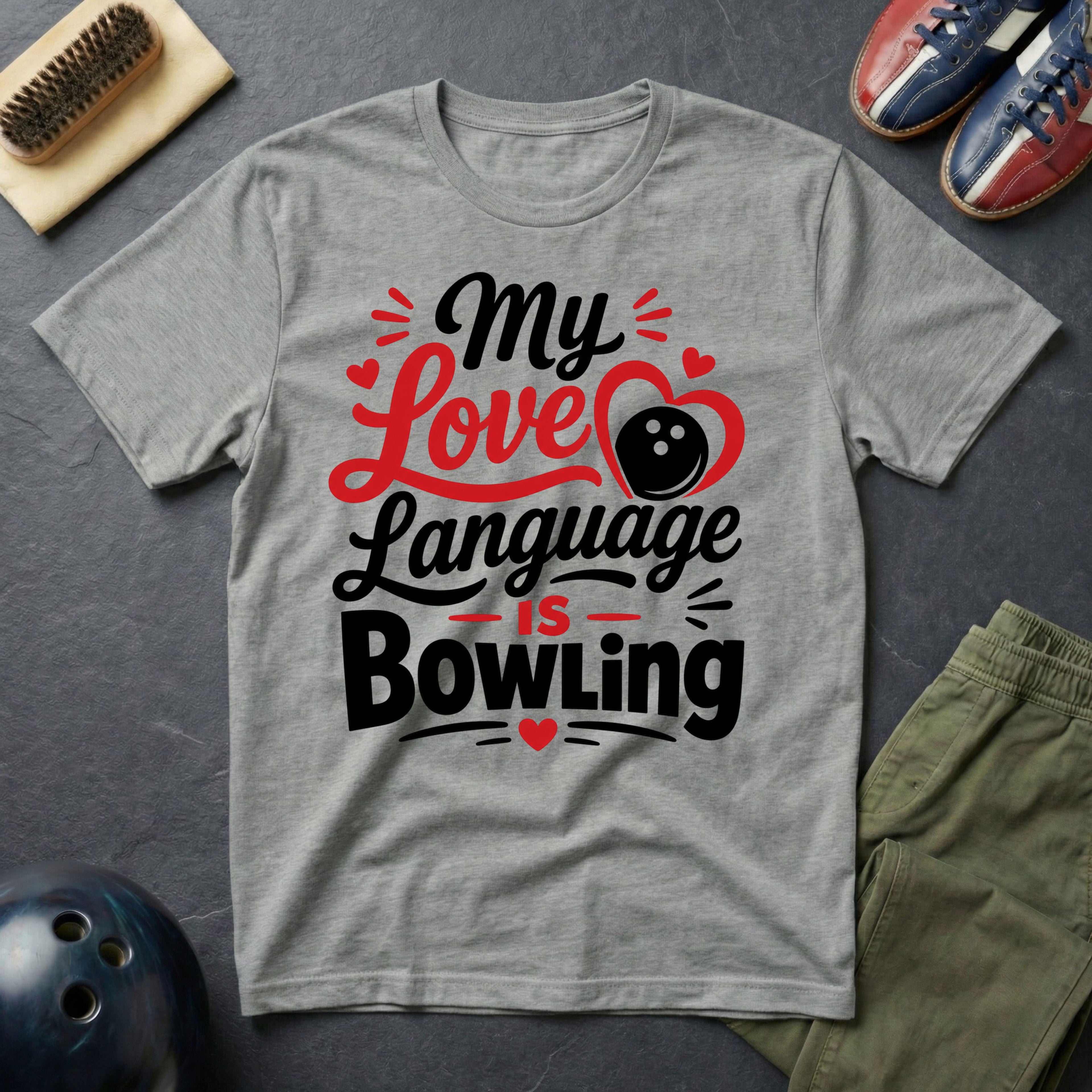 My Love Language Is Bowling T-Shirt