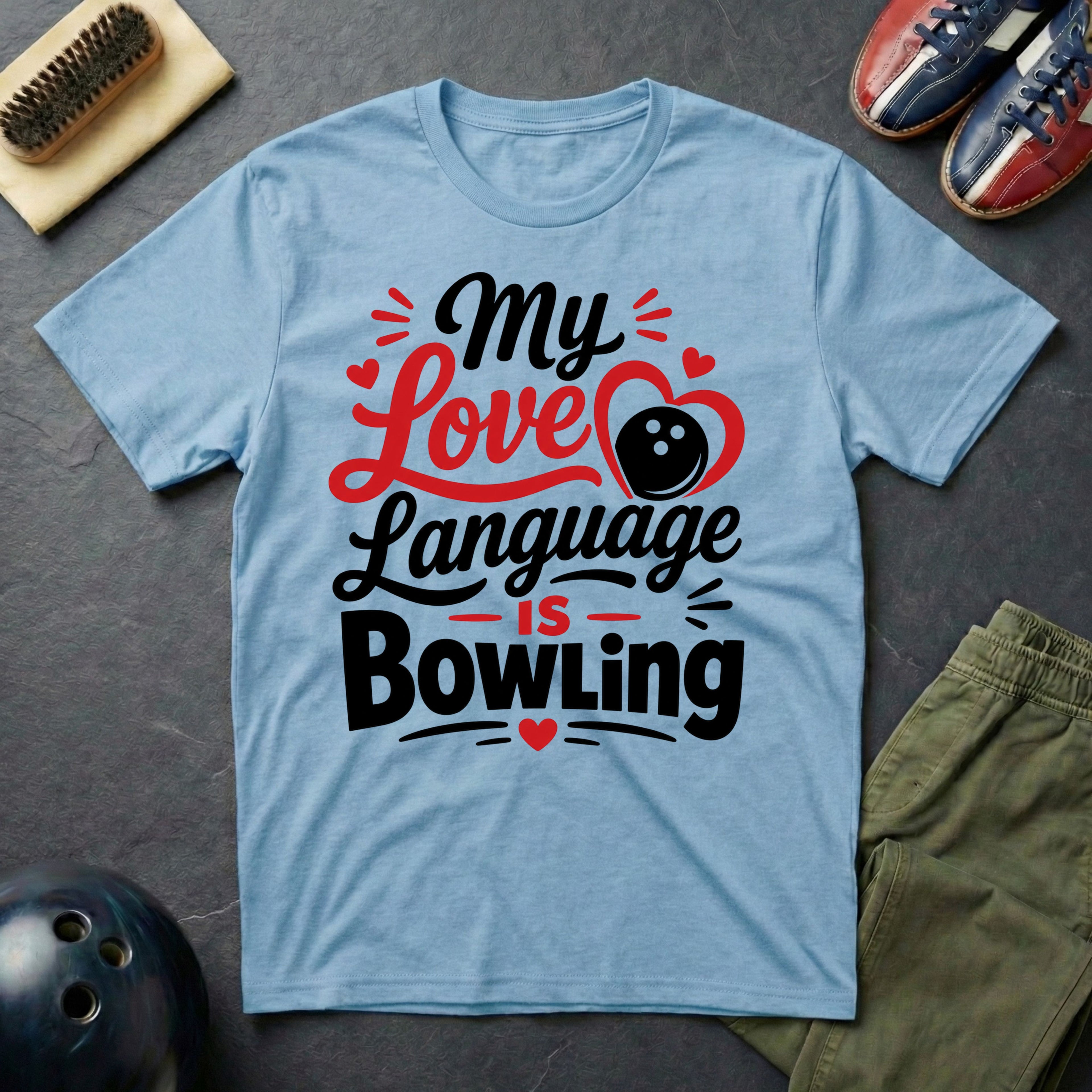 My Love Language Is Bowling T-Shirt