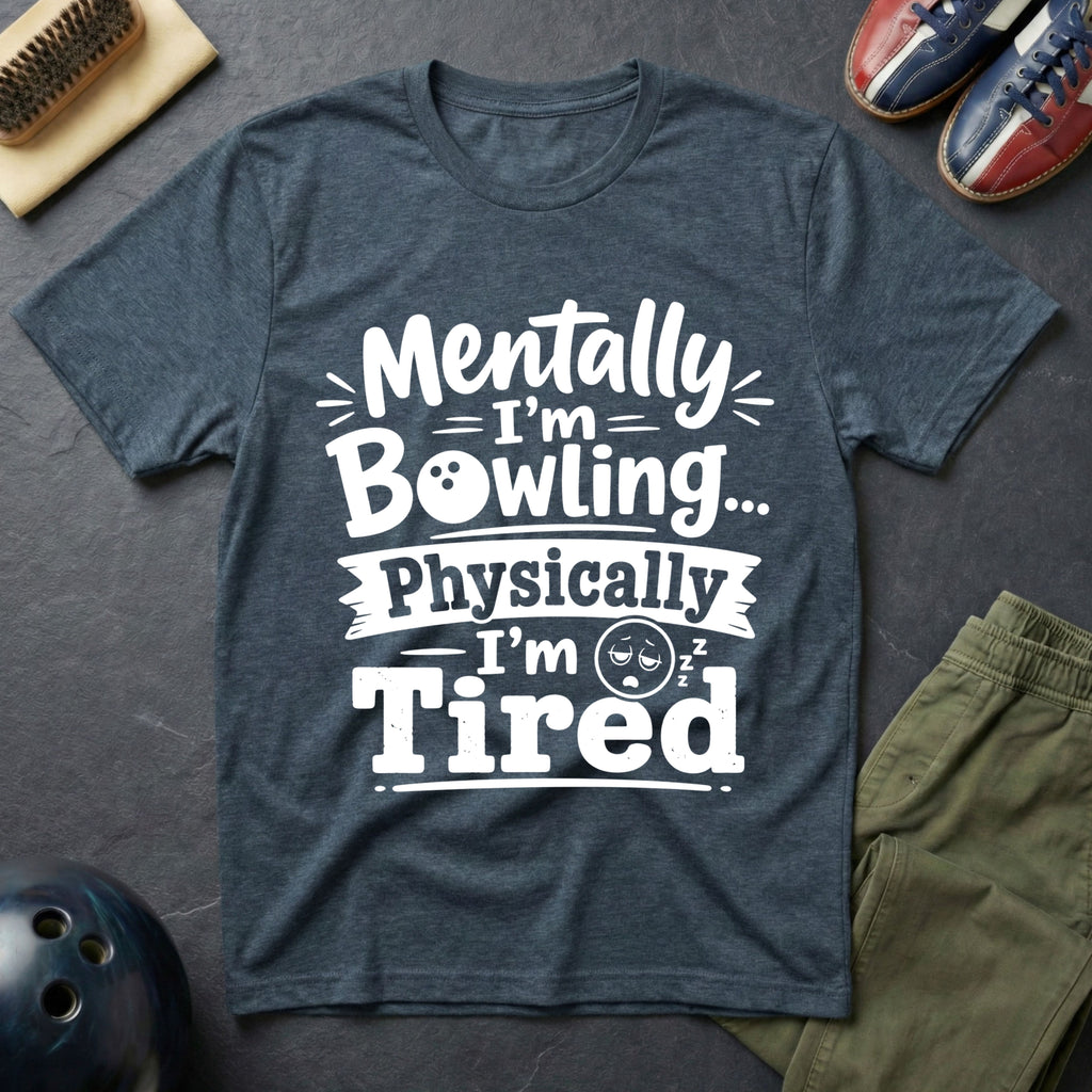 Mentally I'm Bowling T-Shirt