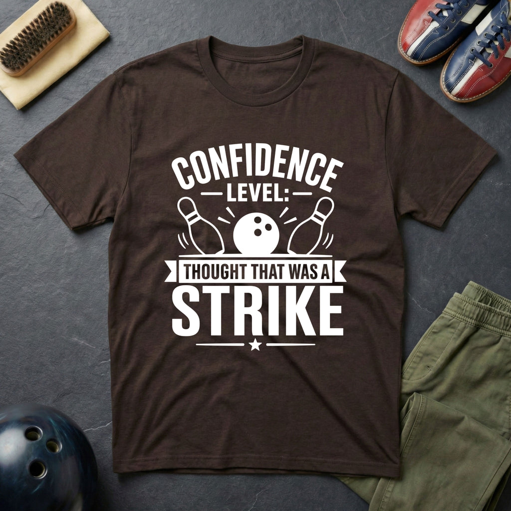 Confidence Level: Thought That Was A Strike T-Shirt