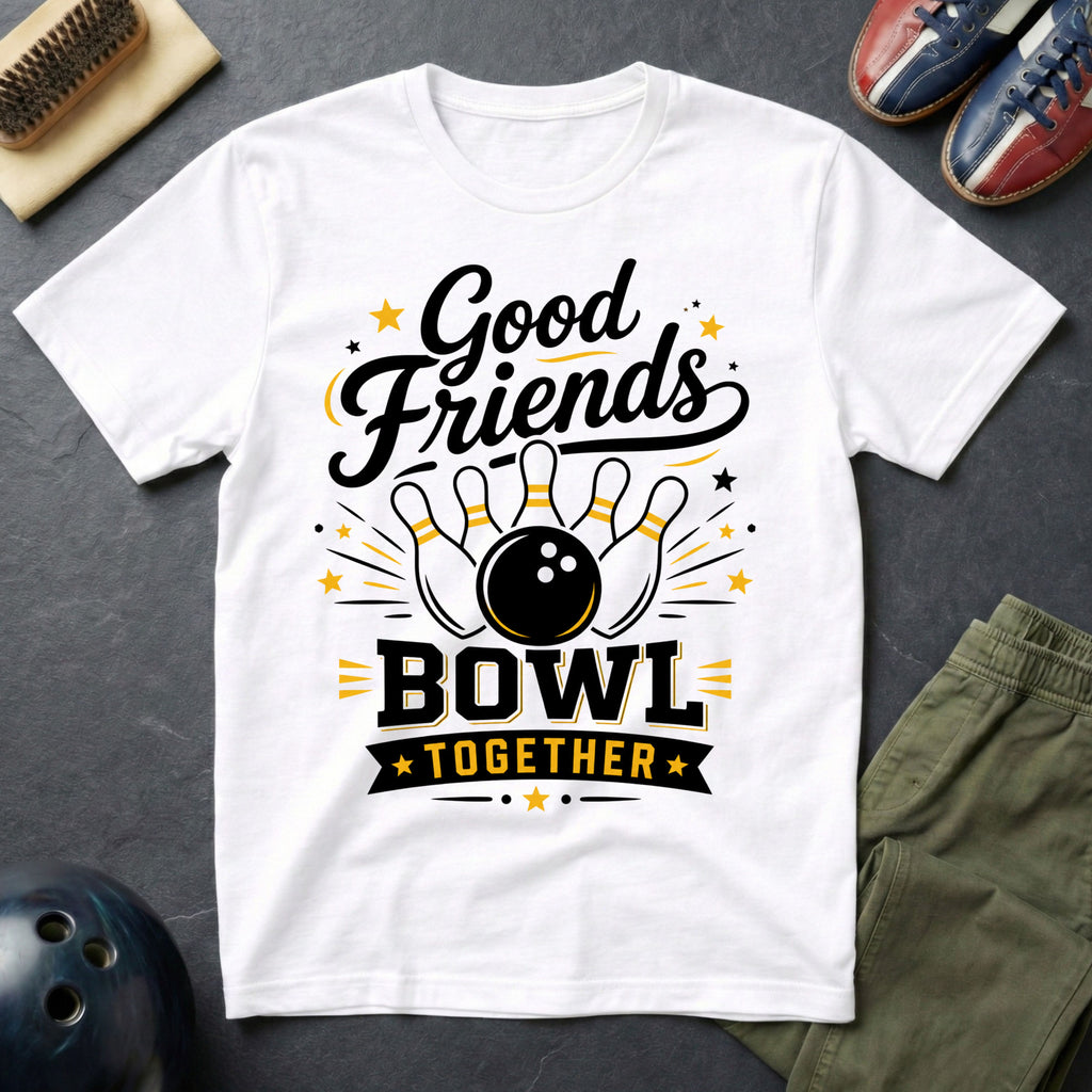 Good Friends Bowl Together T-Shirt