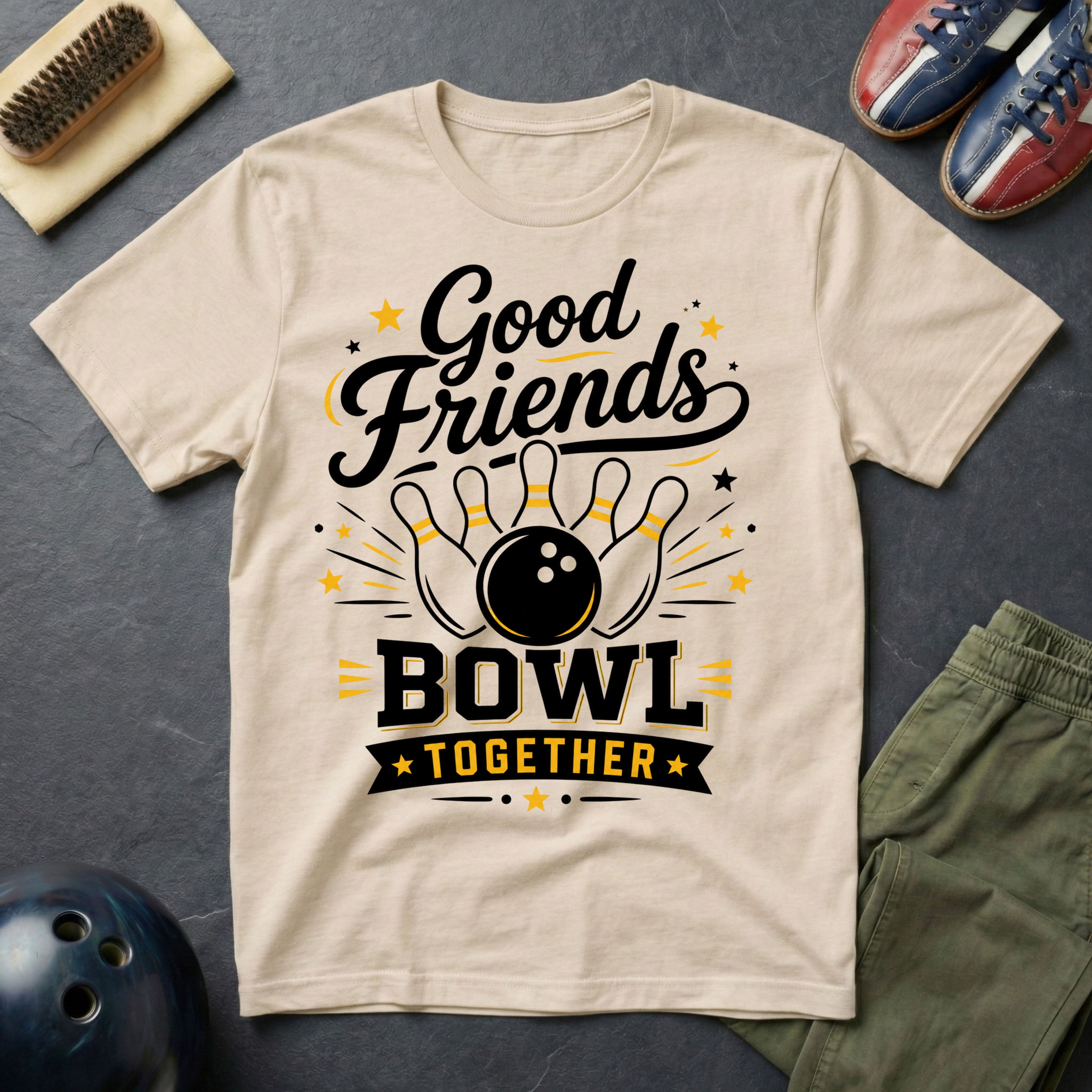 Good Friends Bowl Together T-Shirt