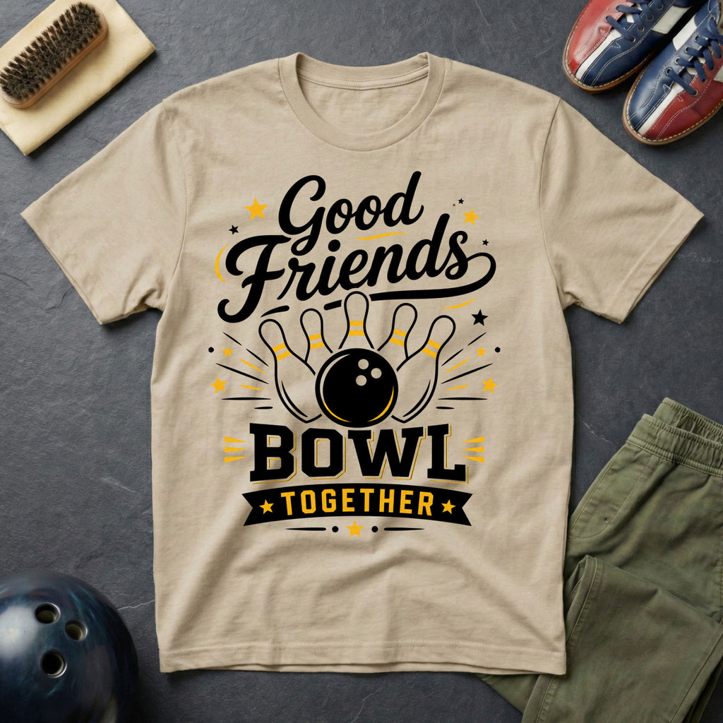 Good Friends Bowl Together T-Shirt