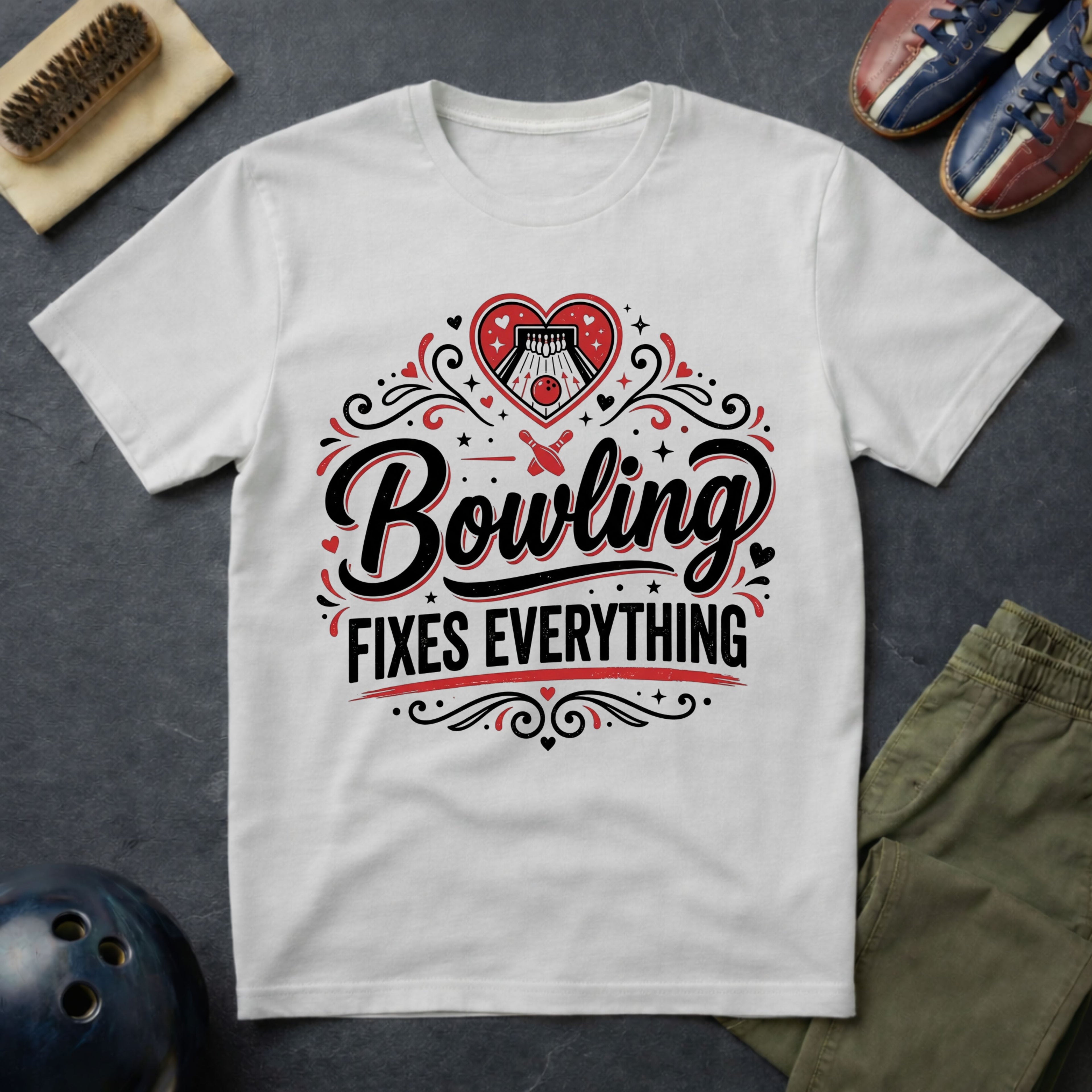 Bowling Fixes Everything T-Shirt
