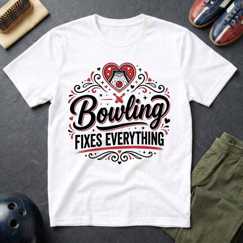 Bowling Fixes Everything T-Shirt