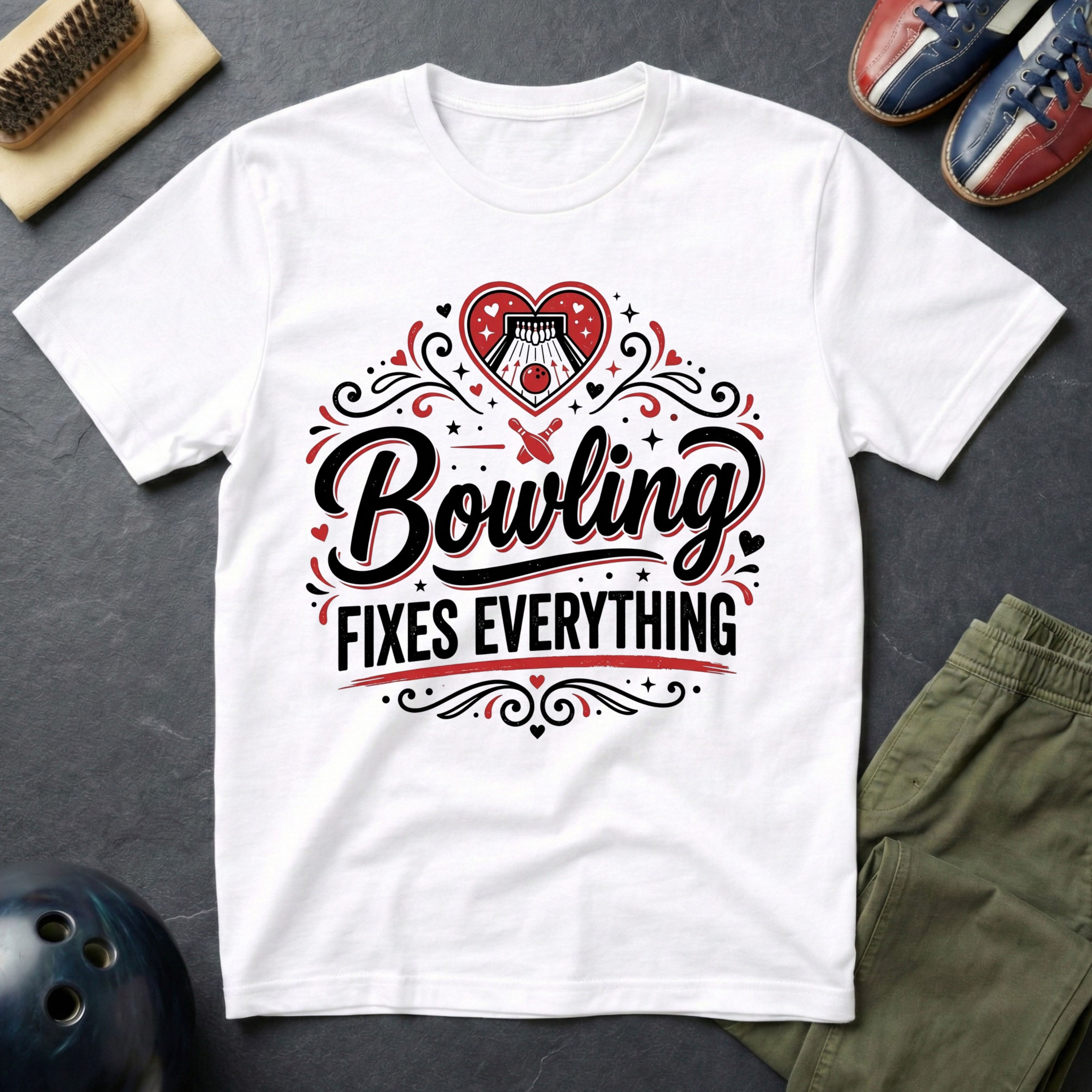 Bowling Fixes Everything T-Shirt
