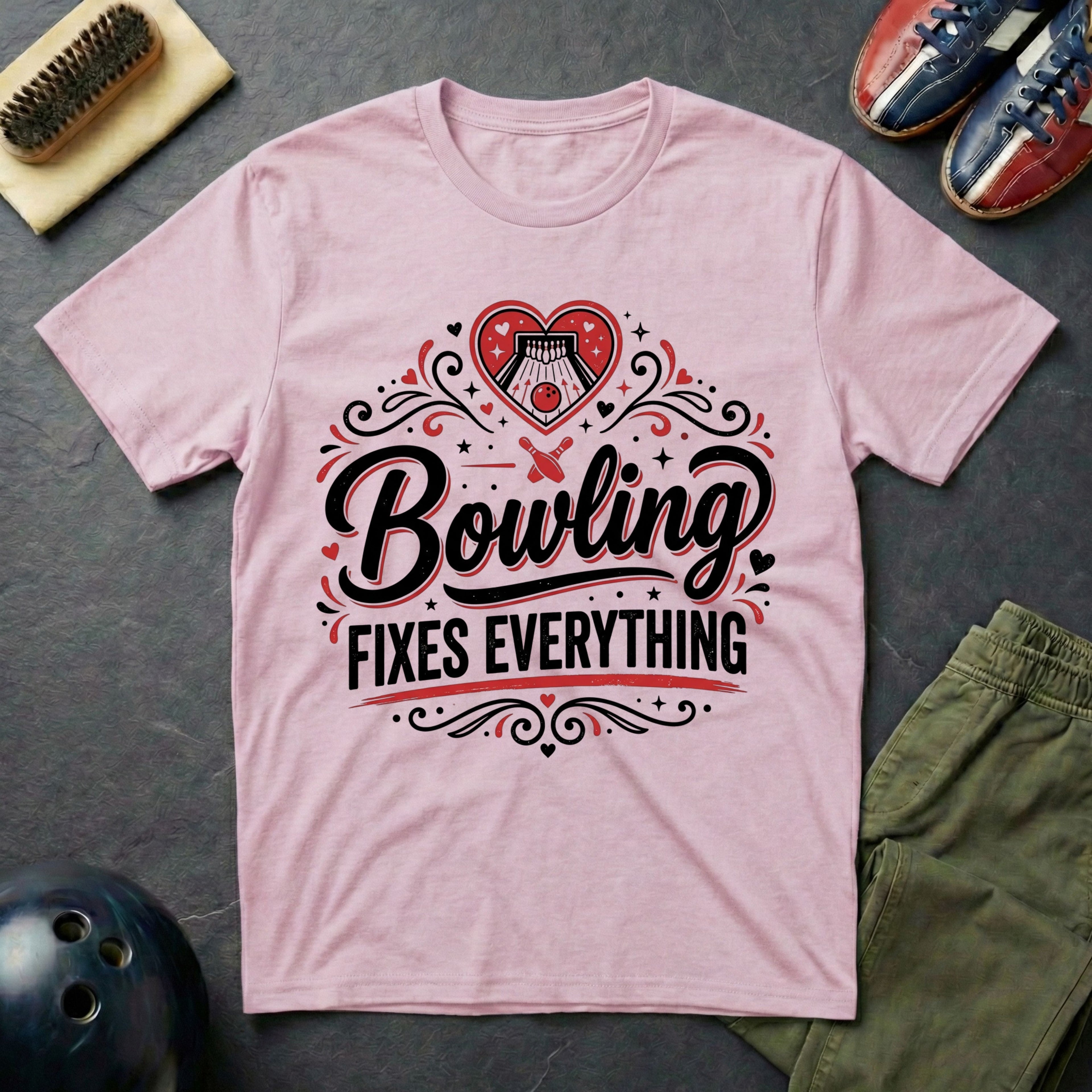 Bowling Fixes Everything T-Shirt